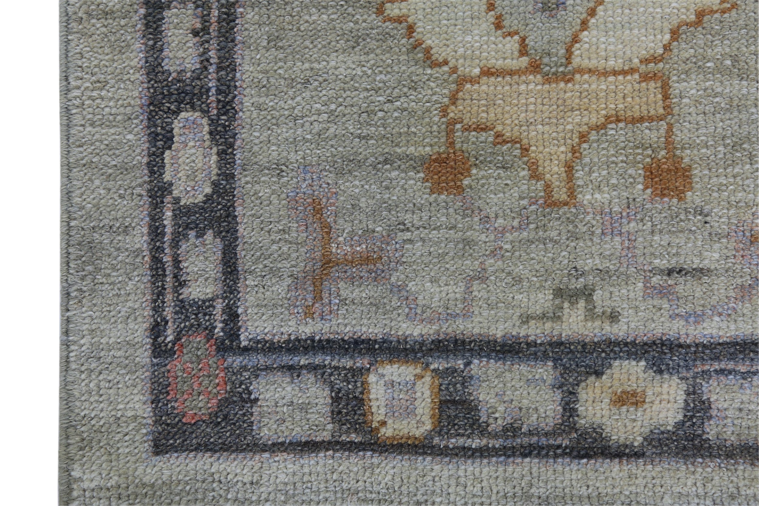 Thumbnail 10 for Turkey Oushak Tribal Rug 90701