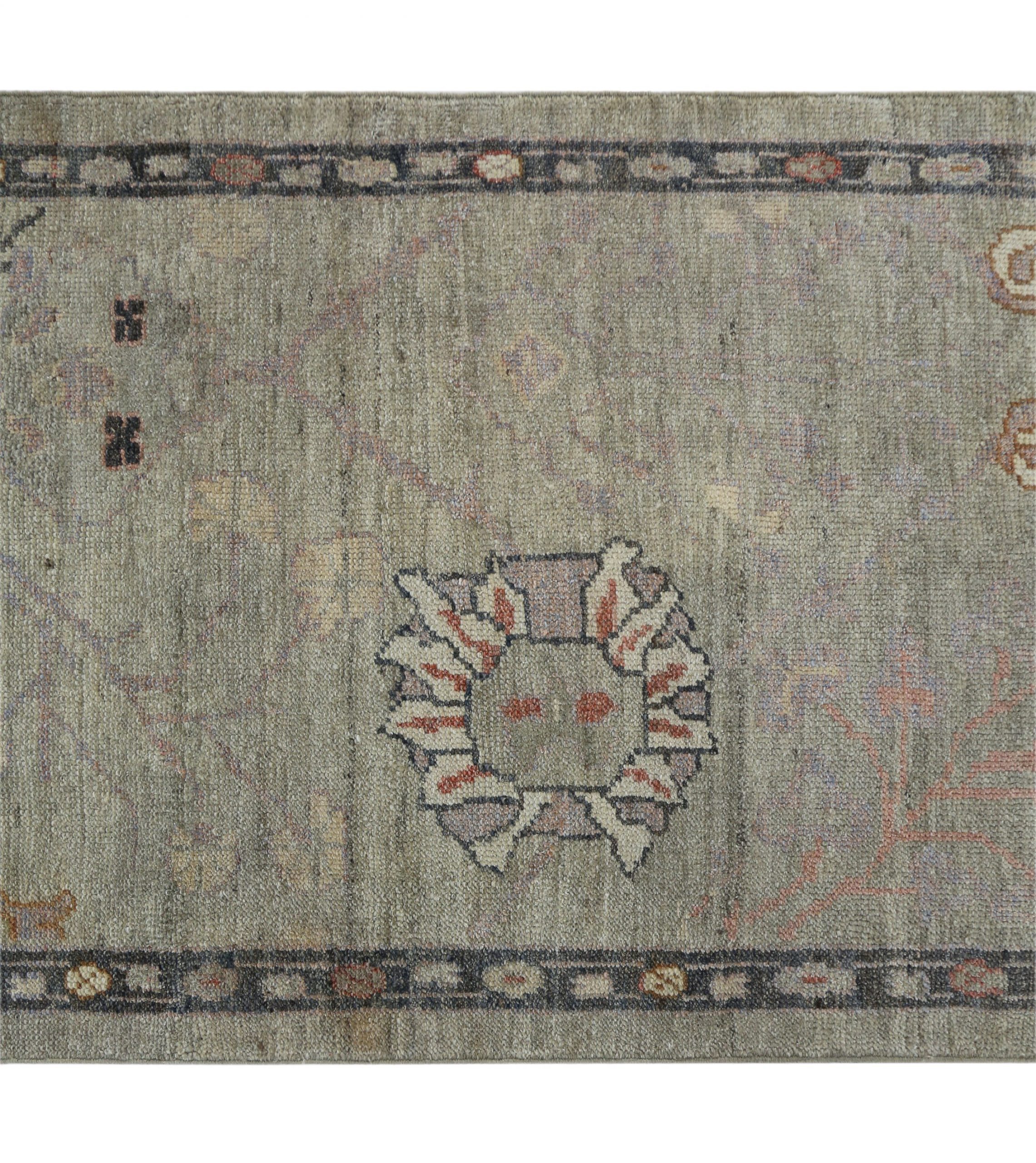 Thumbnail 6 for Turkey Oushak Tribal Rug 90701