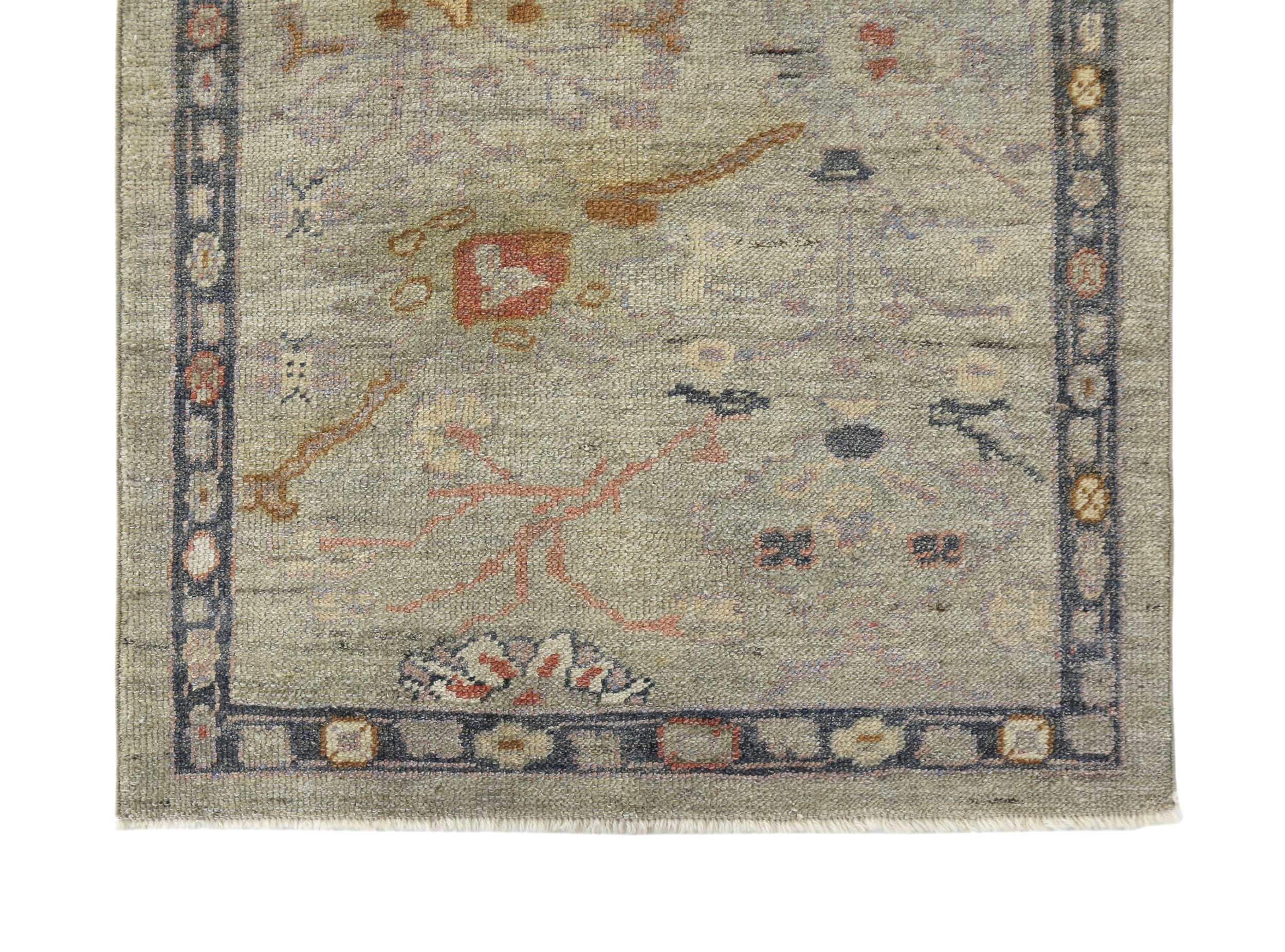 Thumbnail 8 for Turkey Oushak Tribal Rug 90701