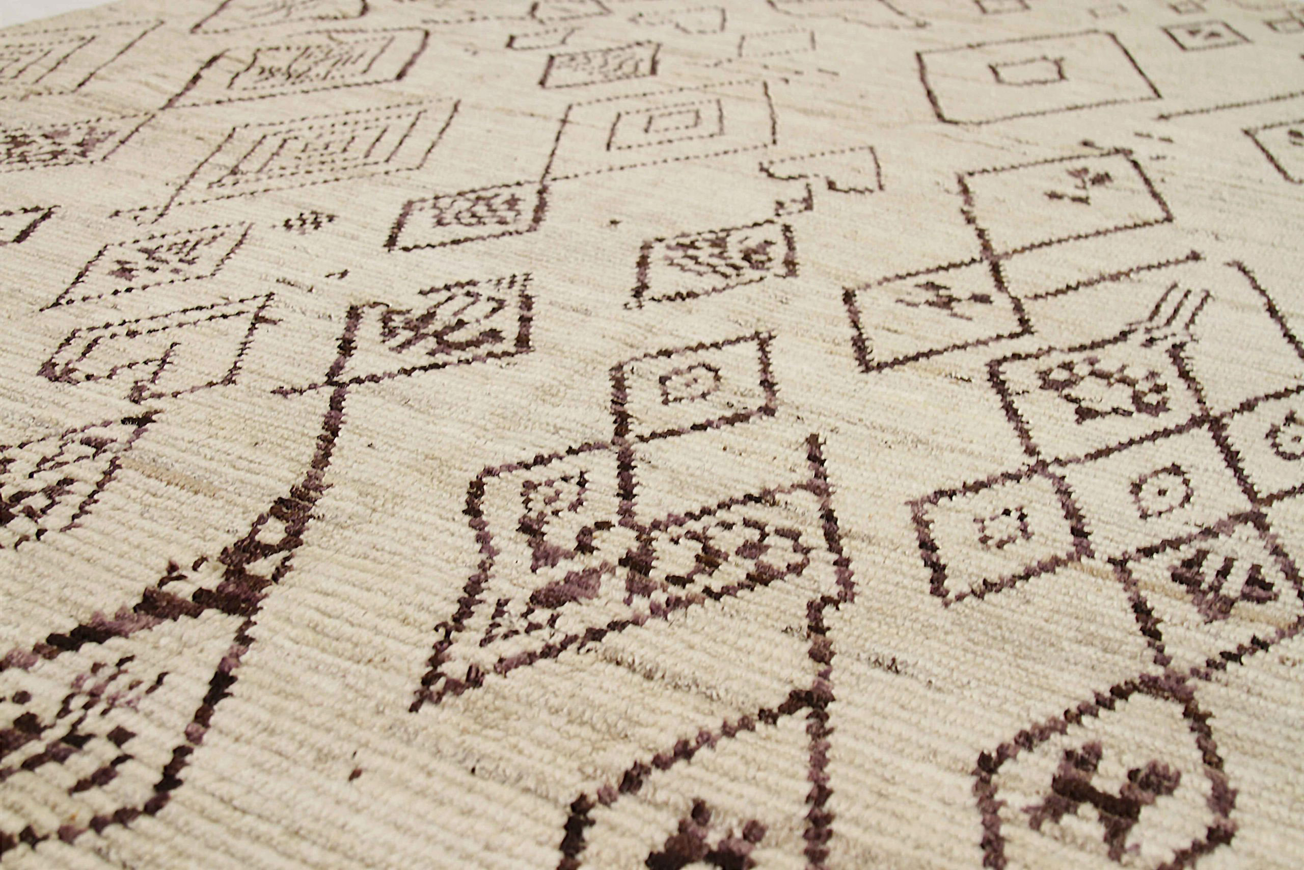 Thumbnail 8 for Afghanistan Moroccan Tribal Rug 90431