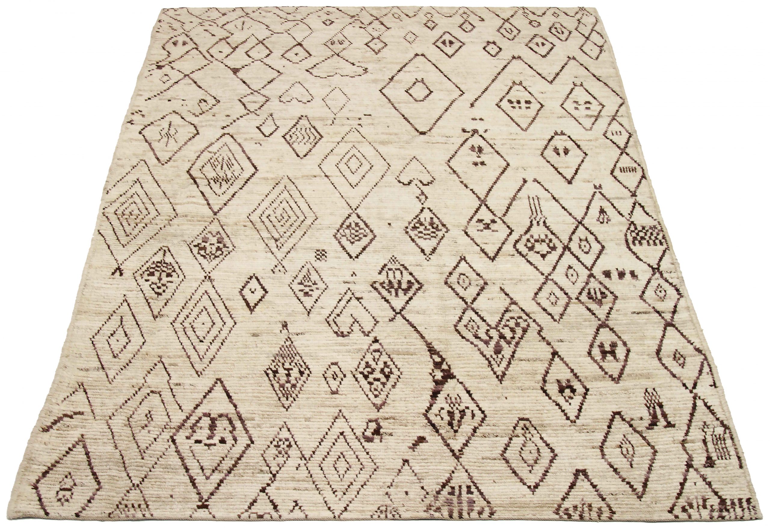 Thumbnail 10 for Afghanistan Moroccan Tribal Rug 90431