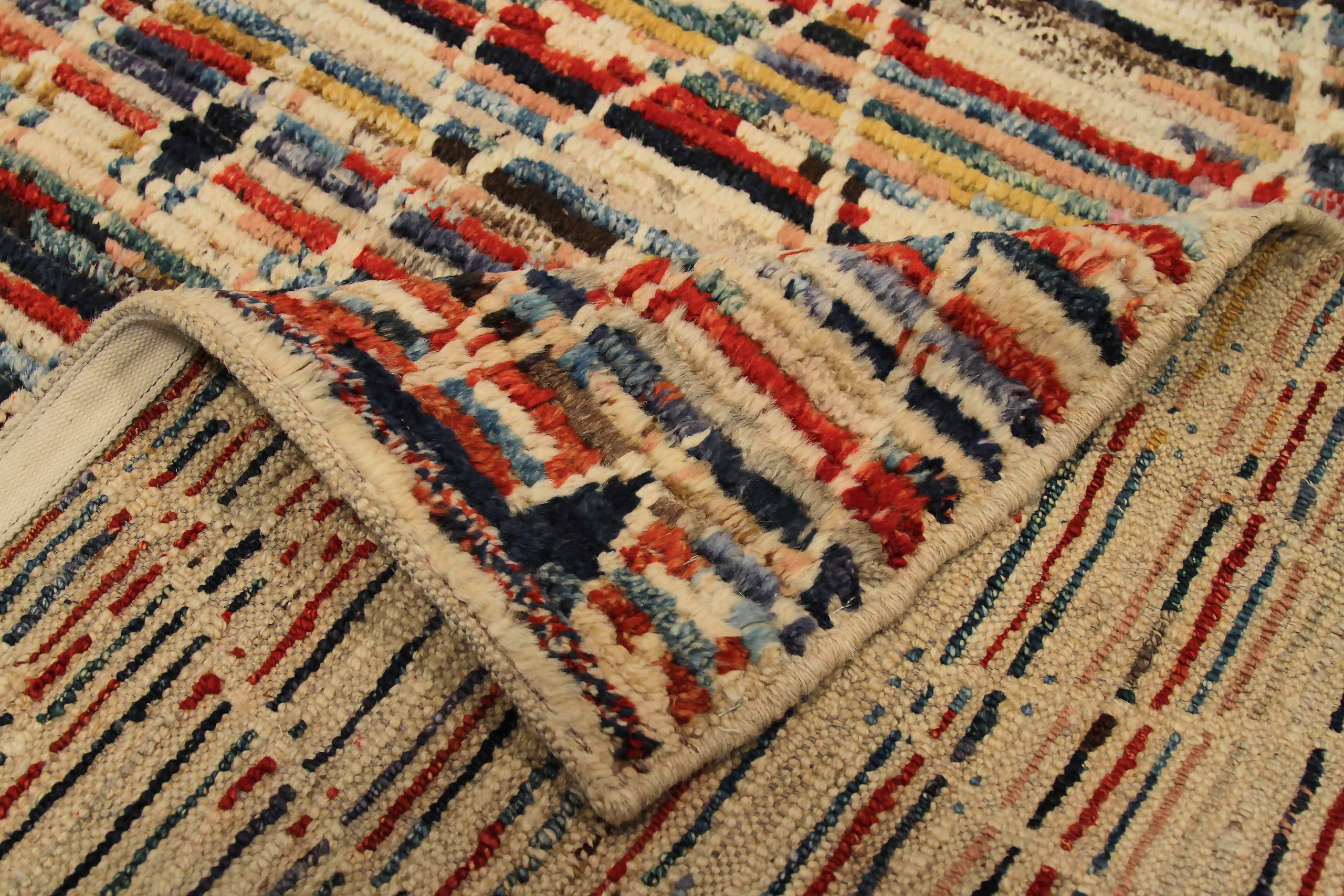 Thumbnail 2 for Afghanistan Moroccan Tribal Rug 90417