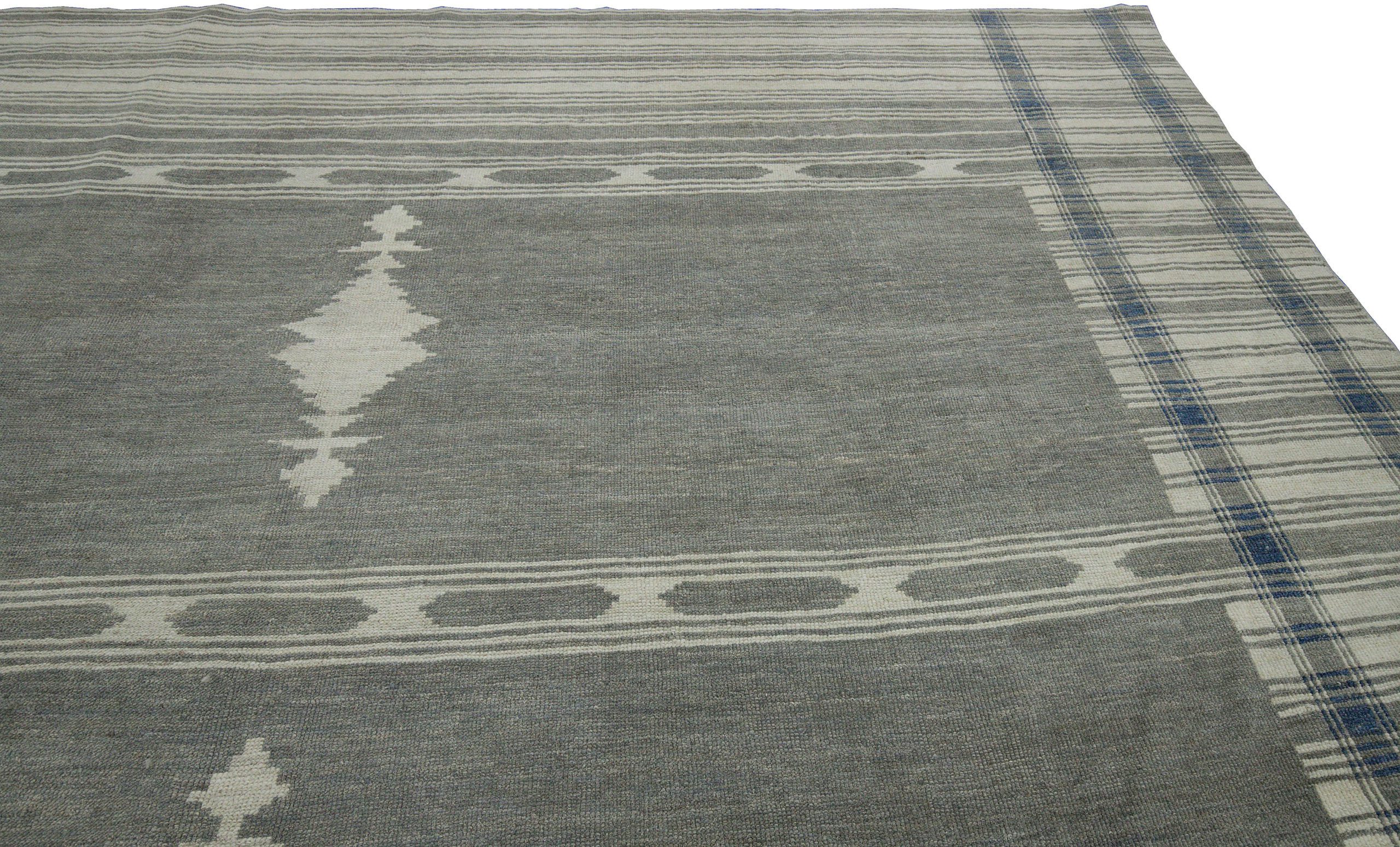 Thumbnail 12 for Turkey Oushak Tribal Rug 88339