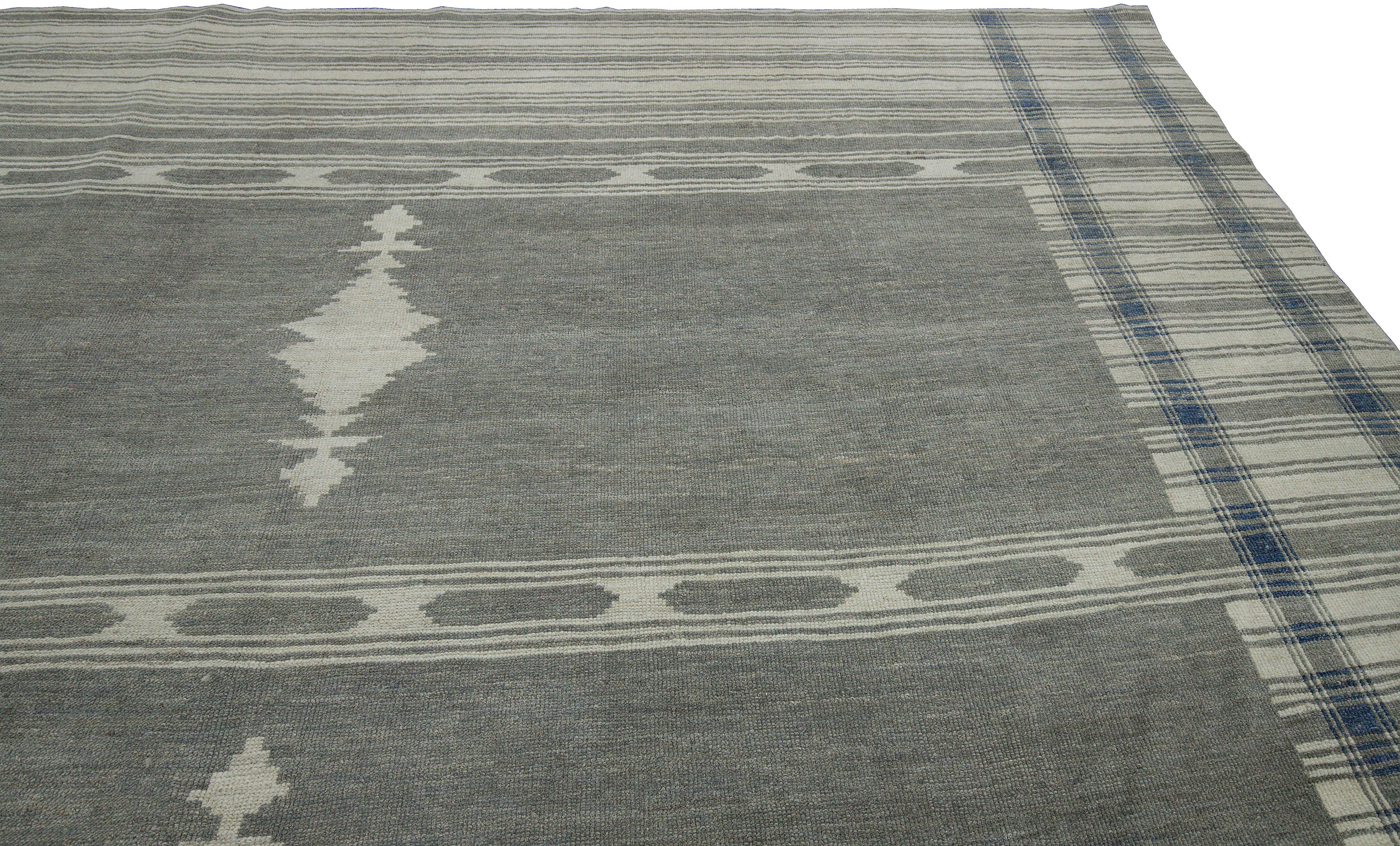 Thumbnail 5 for Turkey Oushak Tribal Rug 88339