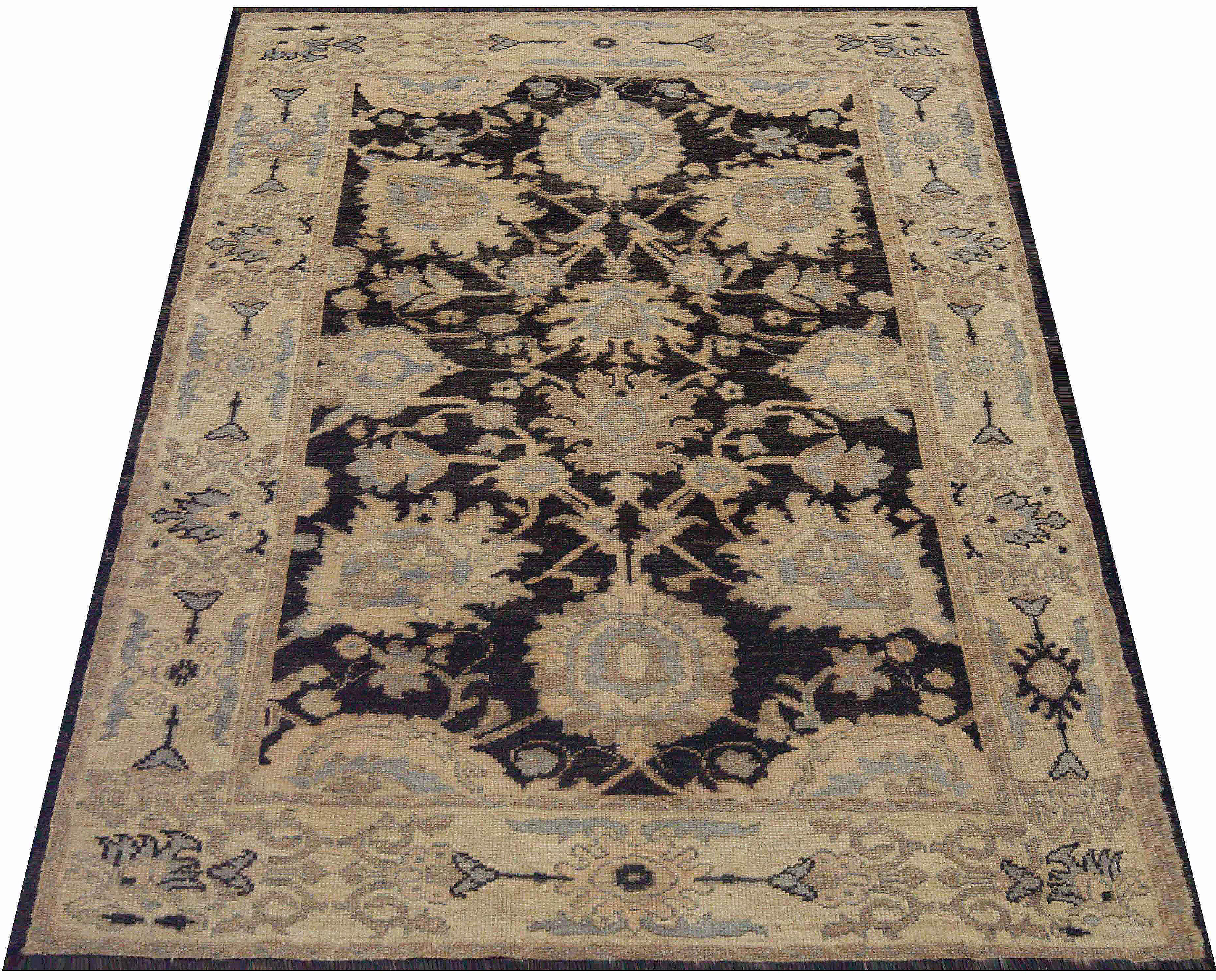 Thumbnail 3 for Turkey Oushak Tribal Rug 88330