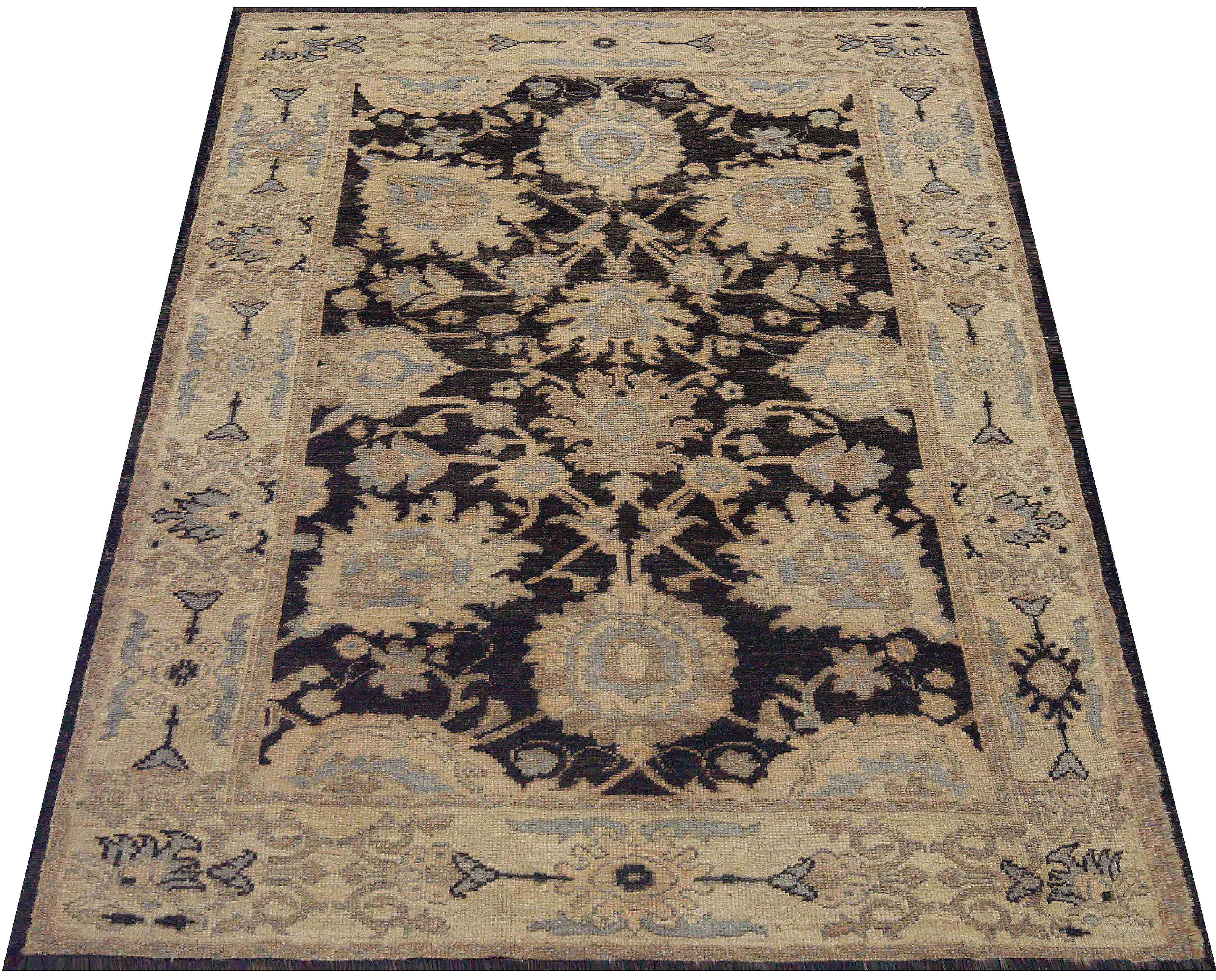 Thumbnail 2 for Turkey Oushak Tribal Rug 88330