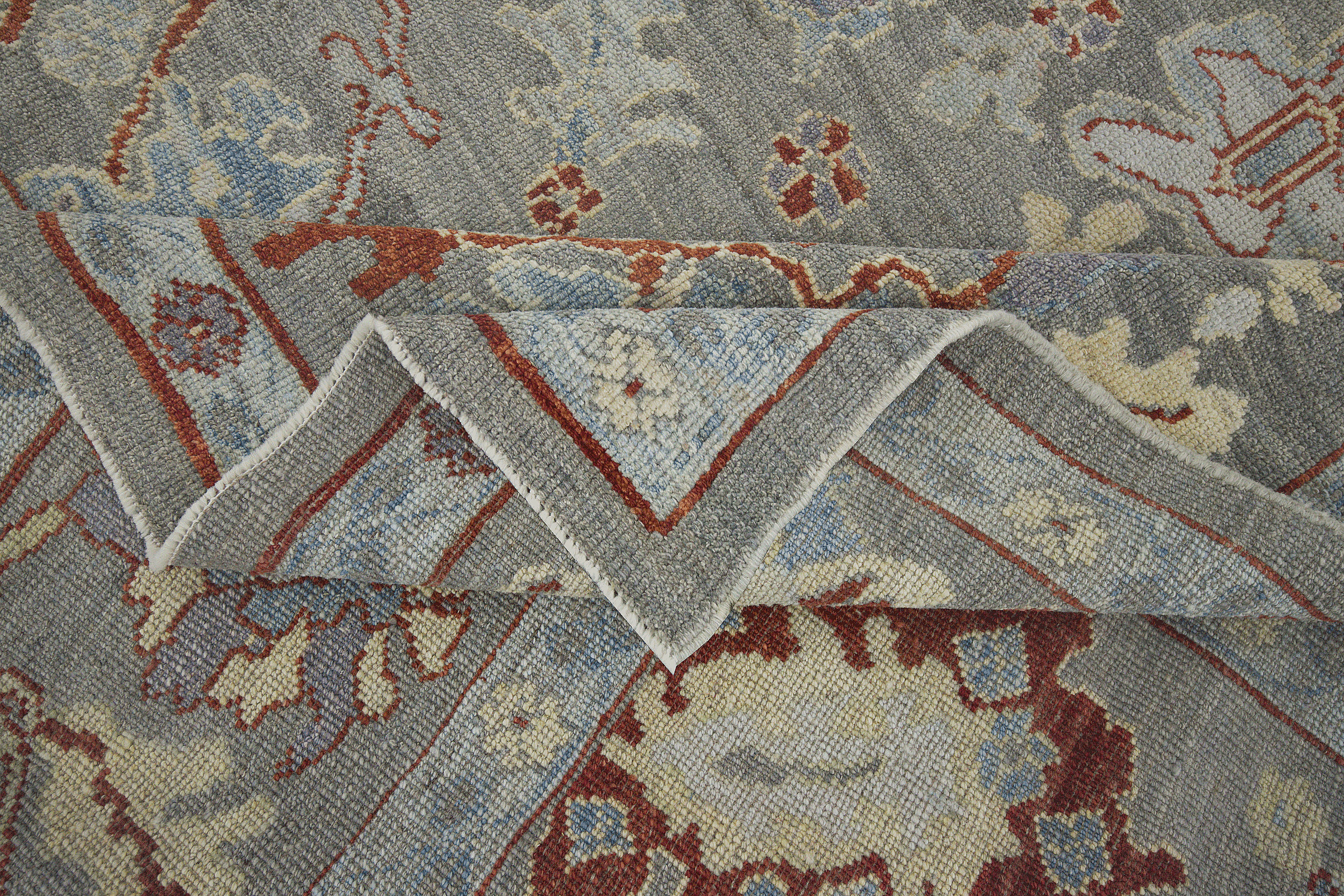 Thumbnail 4 for Turkey Oushak Tribal Rug 88328