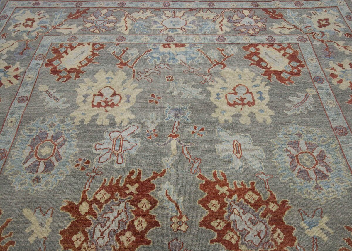 Thumbnail 15 for Turkey Oushak Tribal Rug 88328