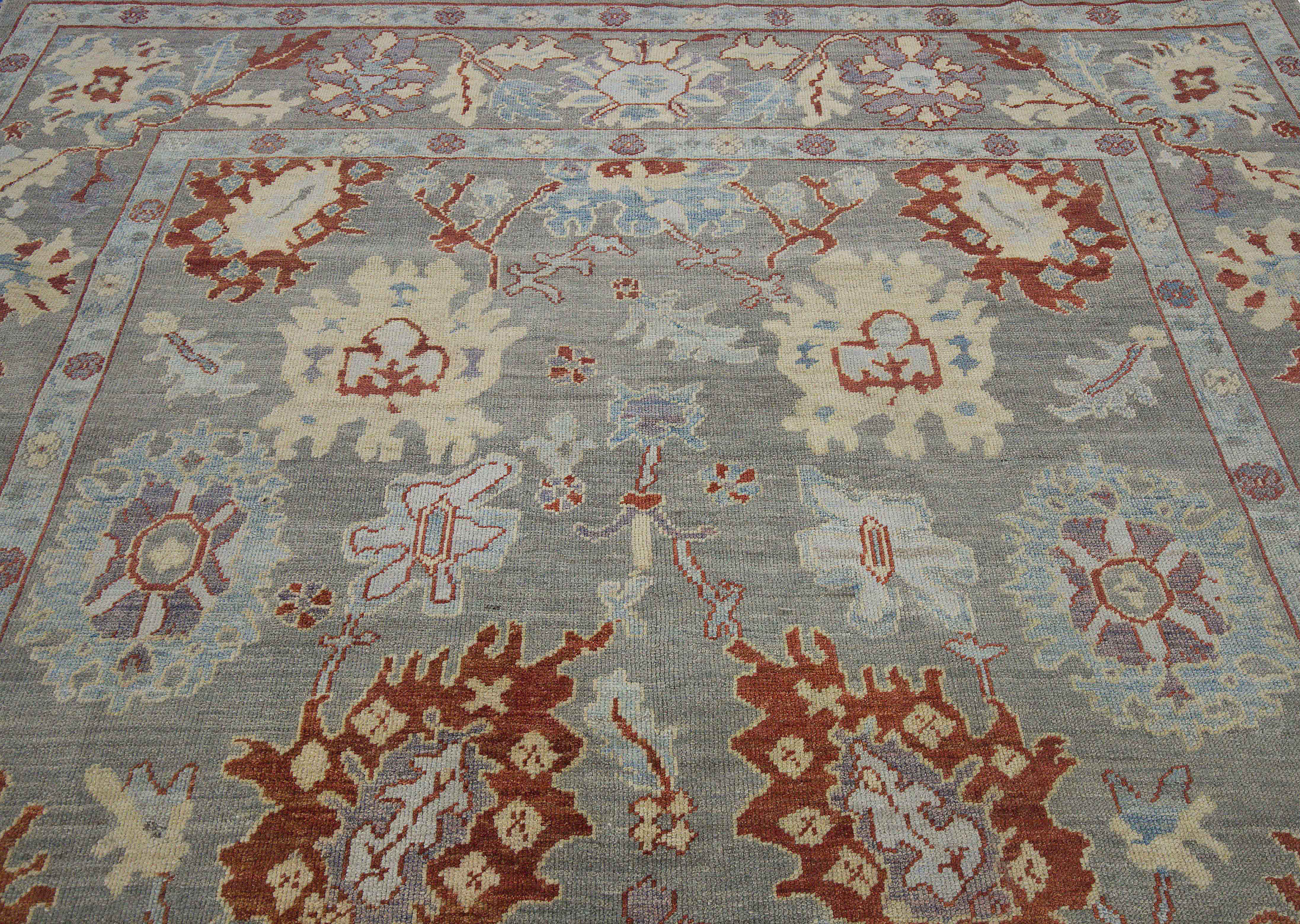 Thumbnail 6 for Turkey Oushak Tribal Rug 88328