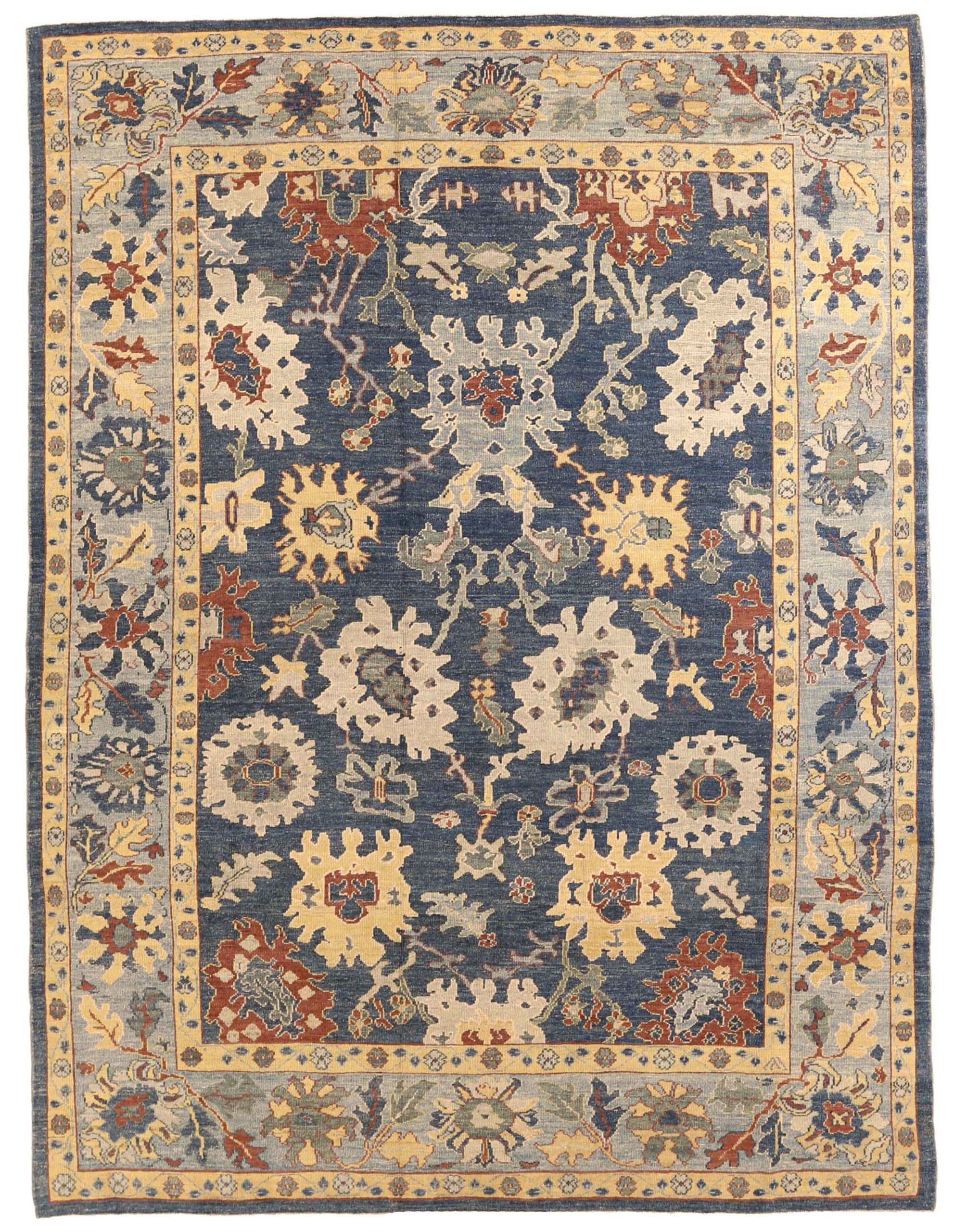 Thumbnail 4 for Persian Oushak Traditional Rug 68753