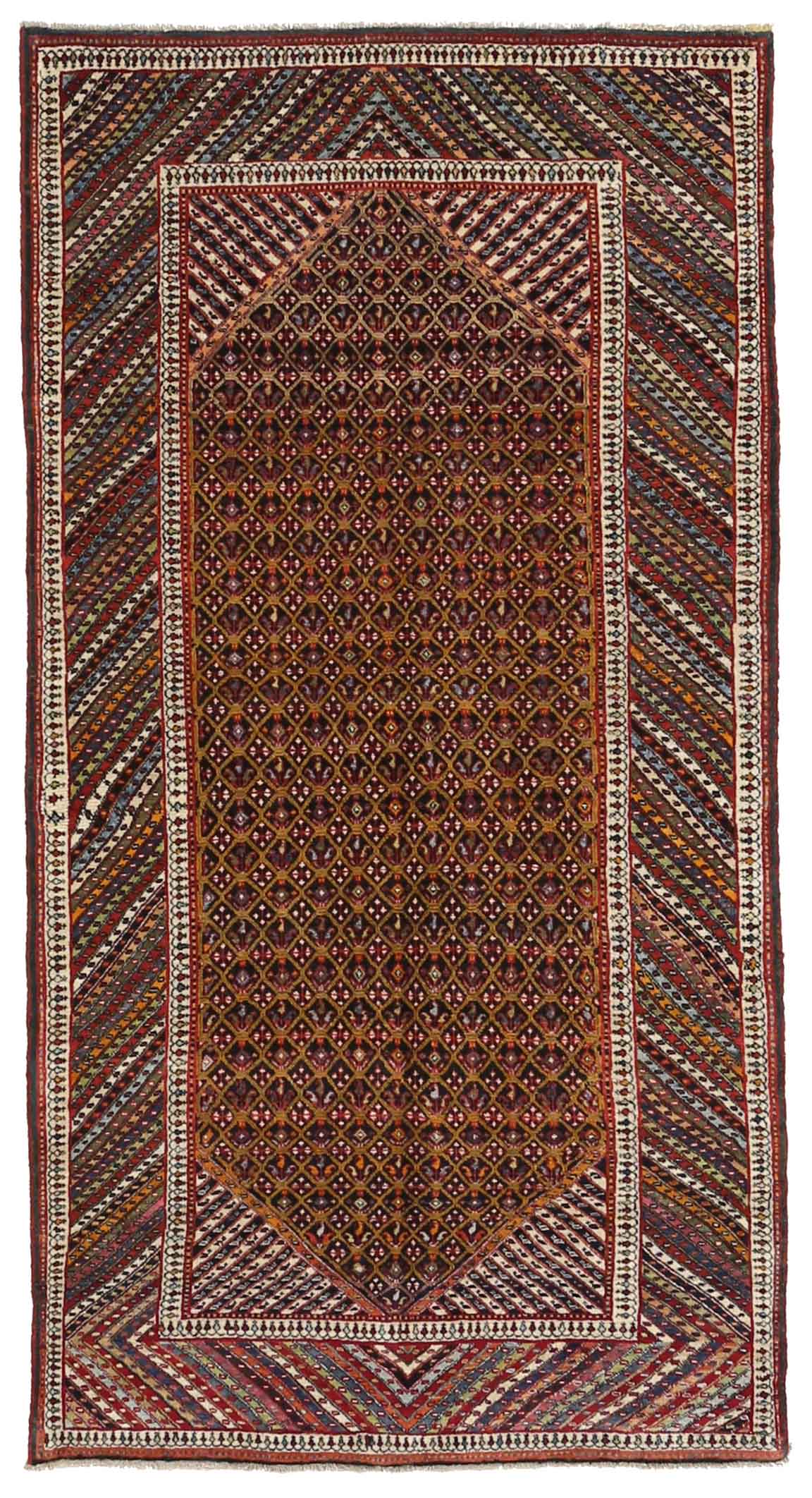 Thumbnail 13 for Antique Persian Semnan Traditional Rug 68903