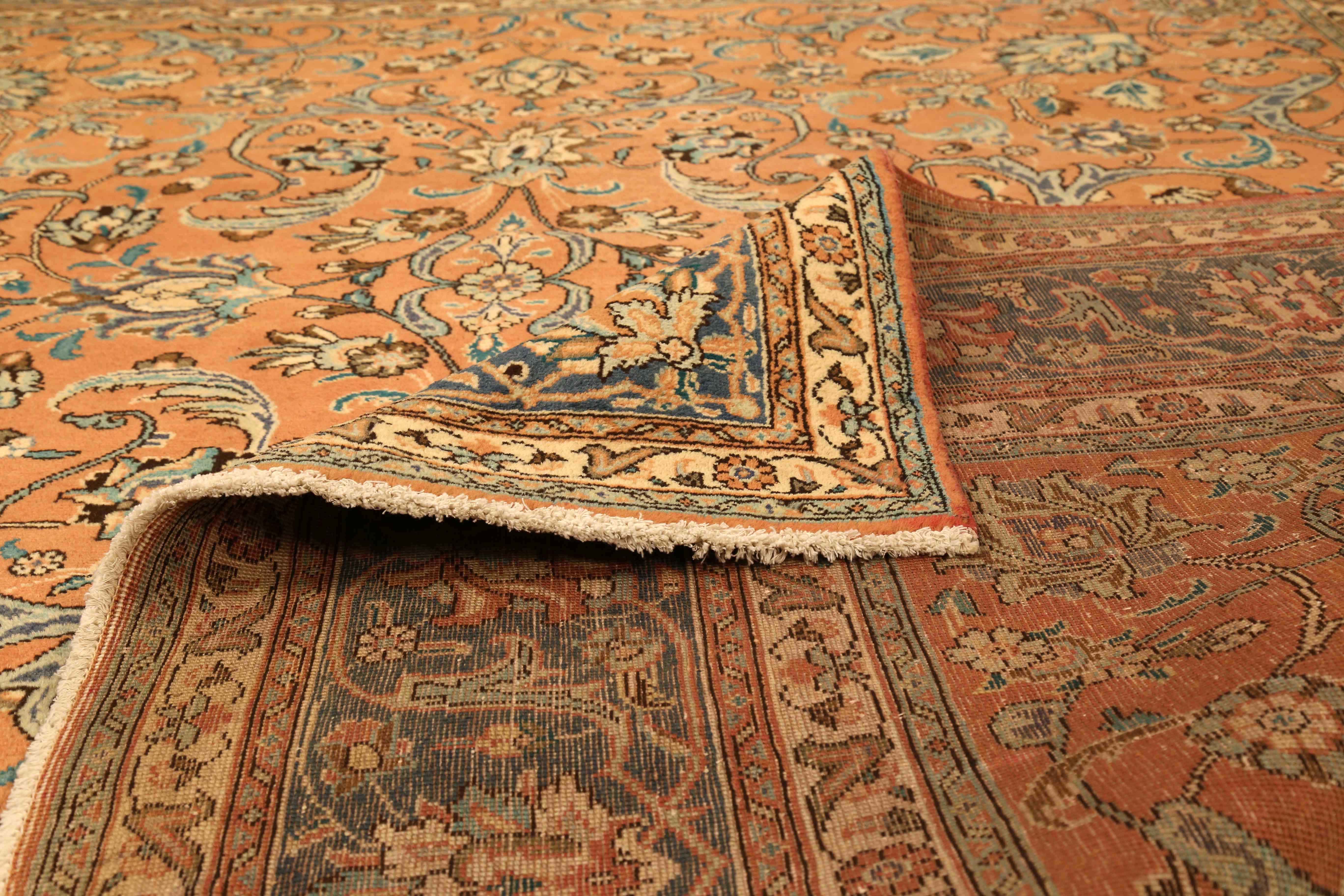 Thumbnail 5 for Antique Persian Tabriz Transitional Rug 13375