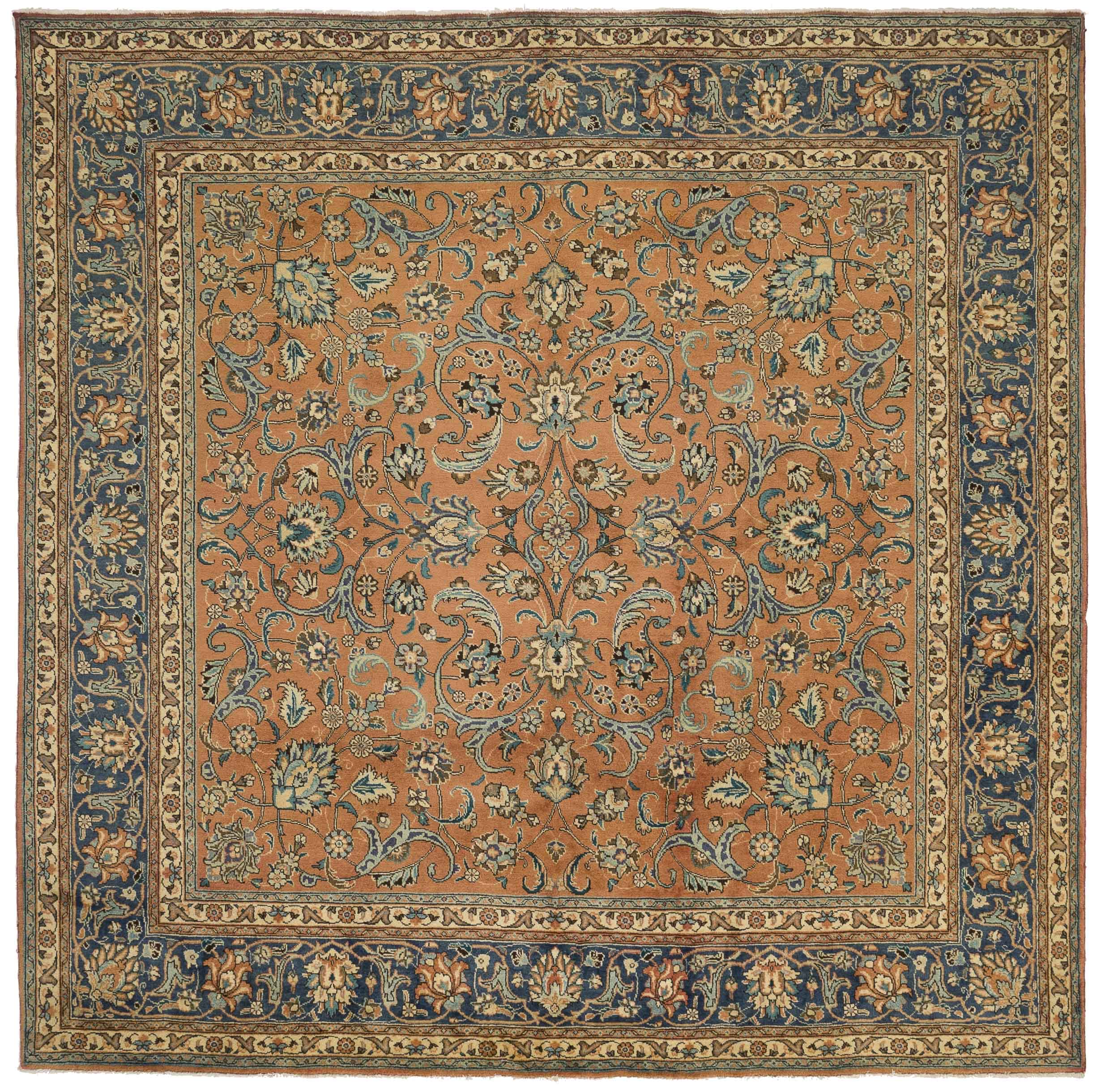 Thumbnail 11 for Antique Persian Tabriz Transitional Rug 13375