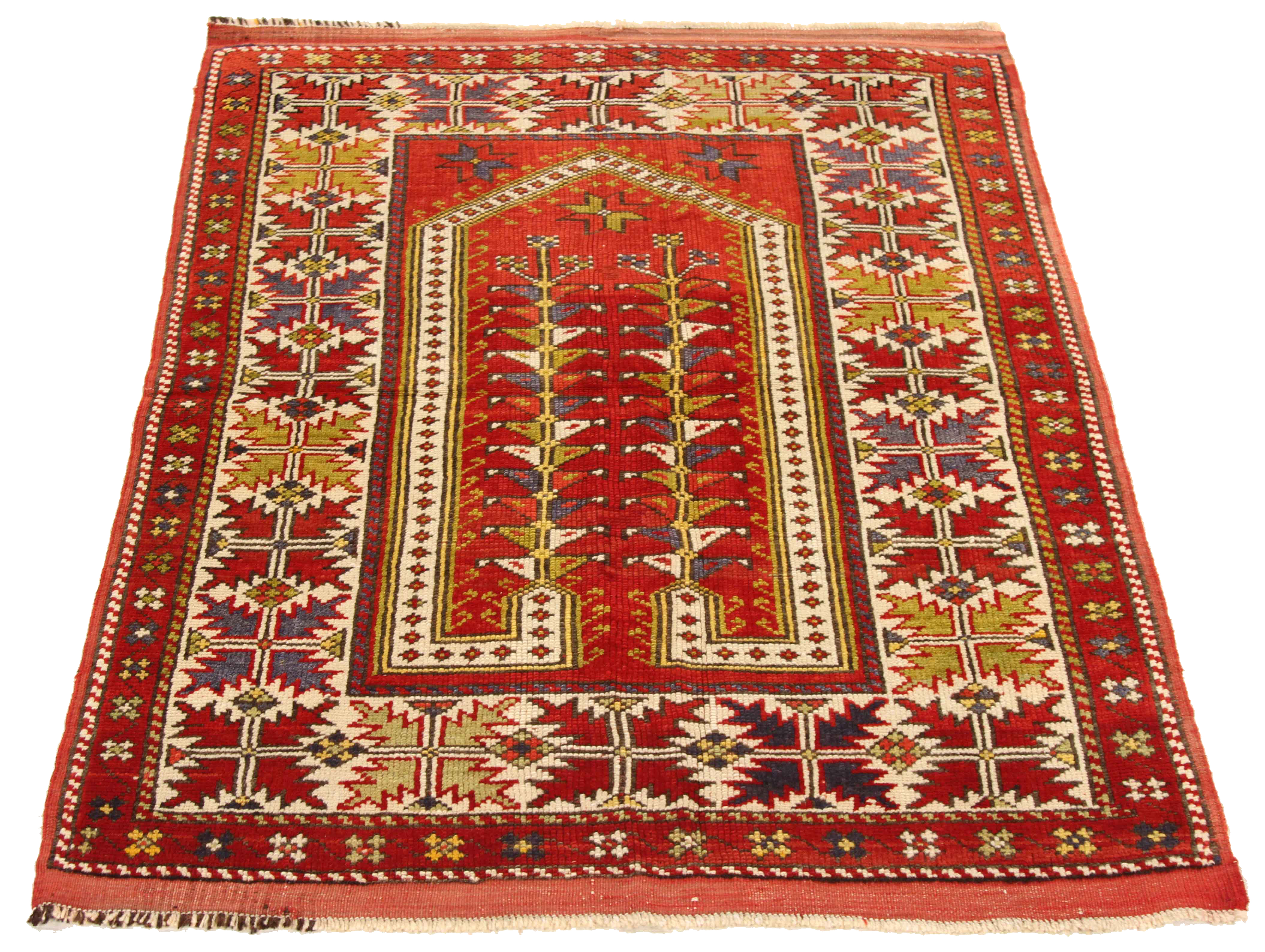 Thumbnail 2 for Antique Turkey Tribal Rug 68904