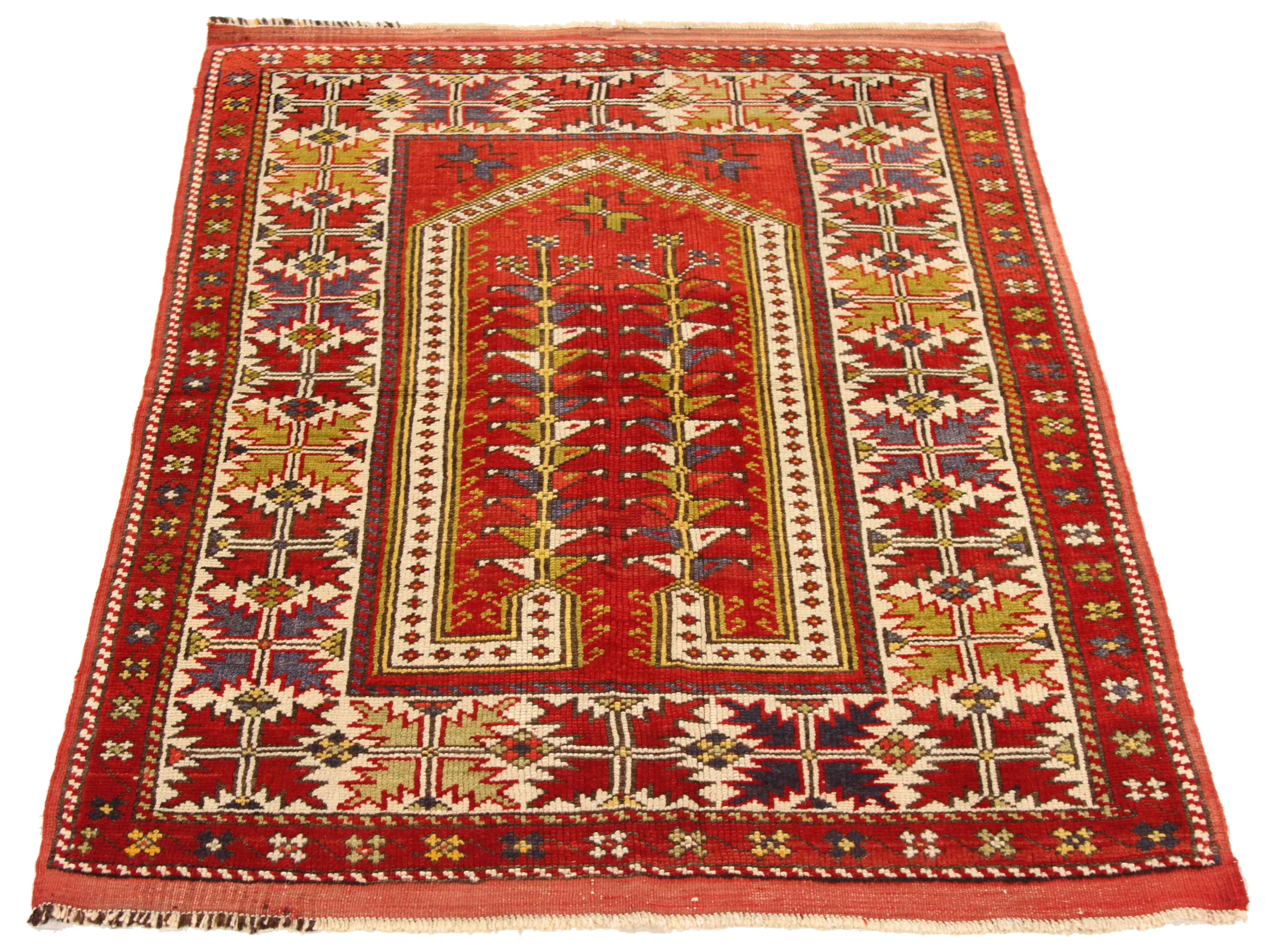 Thumbnail 6 for Antique Turkey Tribal Rug 68904