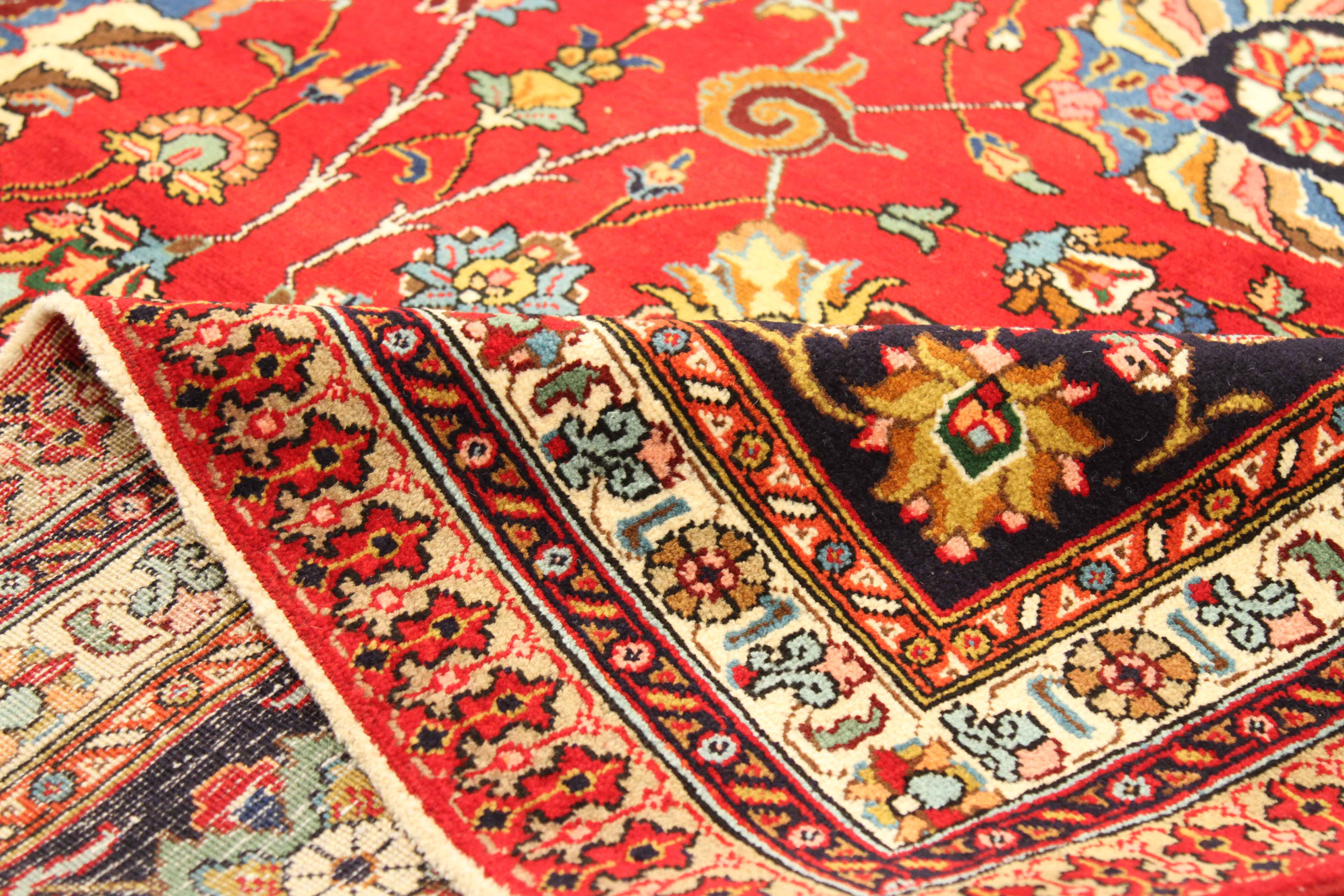 Thumbnail 13 for Antique Persian Tabriz Traditional Rug 68905