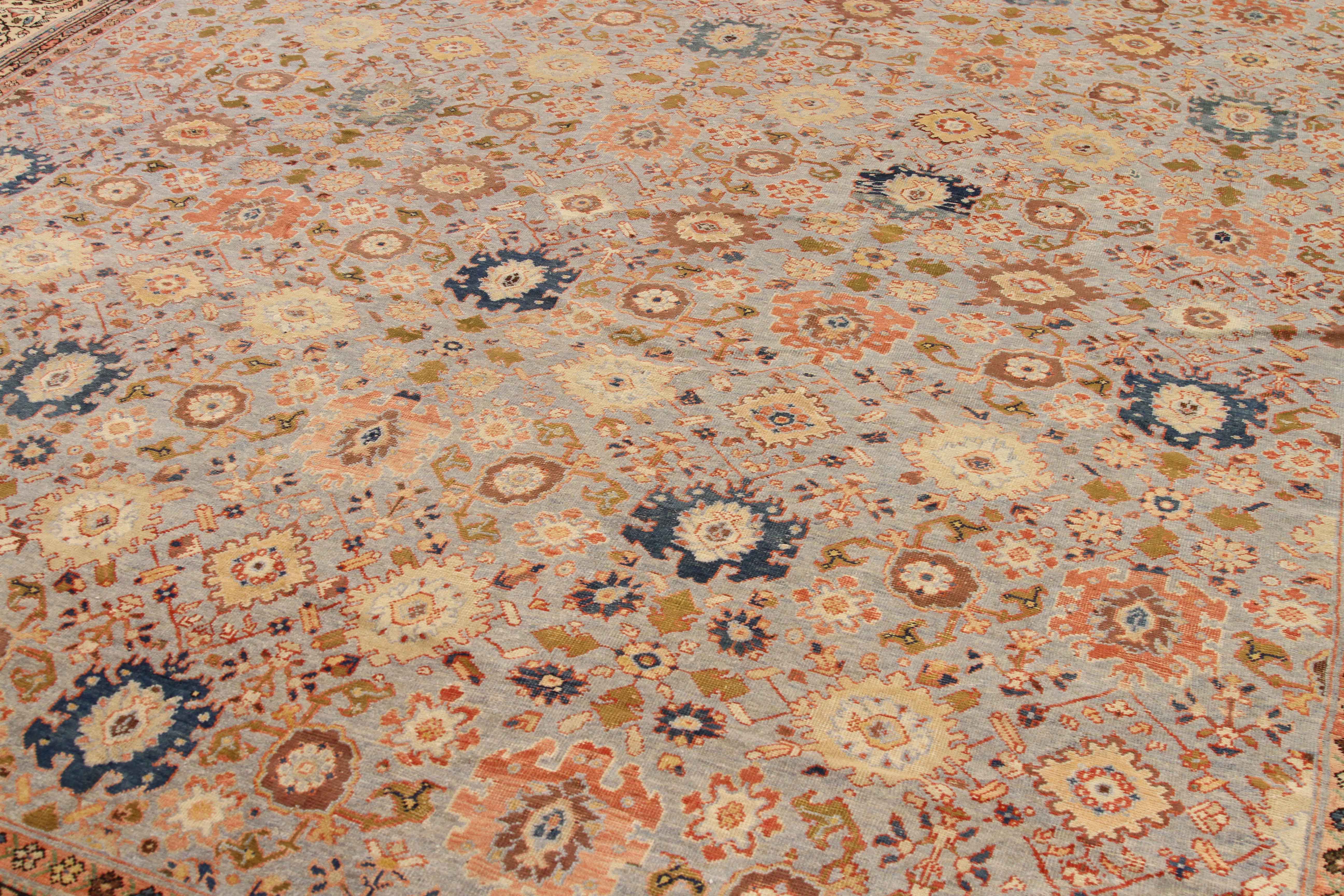 Thumbnail 3 for Antique Persian Sultanabad Transitional Rug 68893