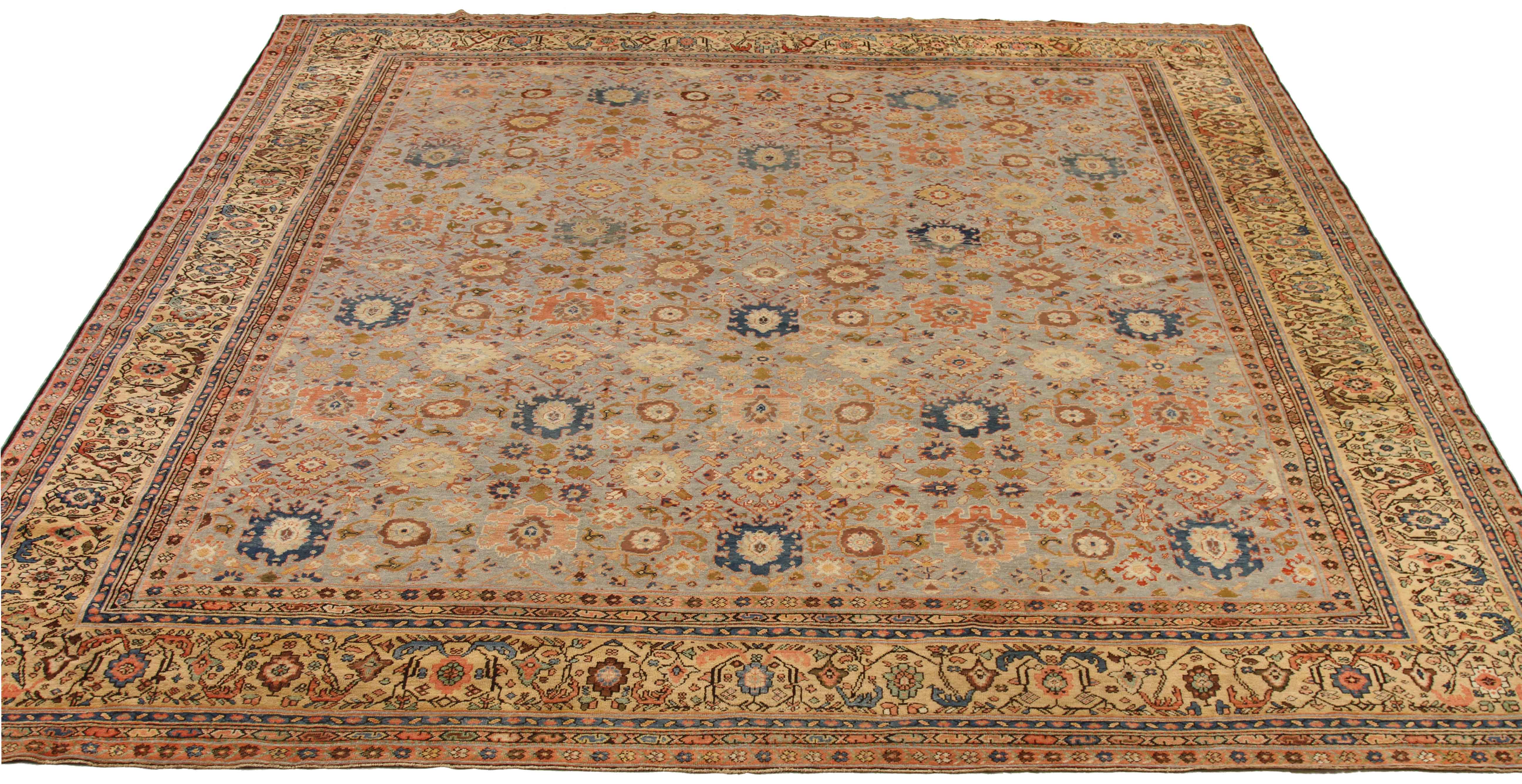 Thumbnail 5 for Antique Persian Sultanabad Transitional Rug 68893