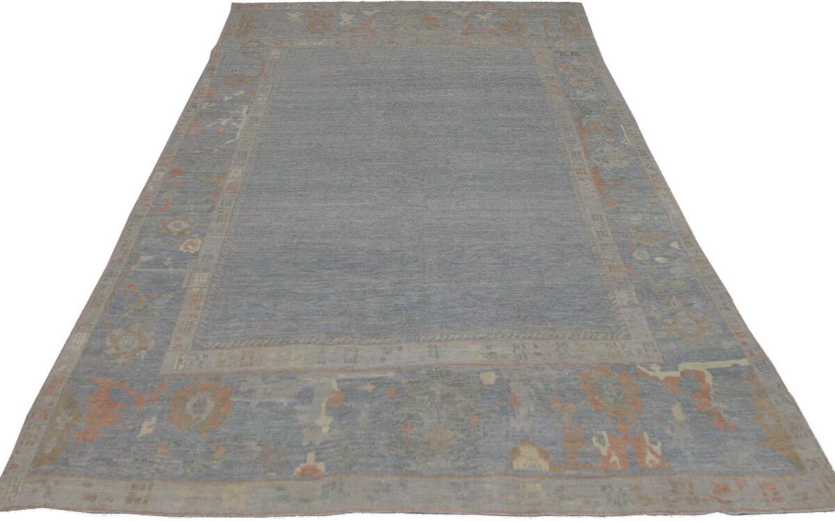 Thumbnail 12 for Turkey Oushak Tribal Rug 88240