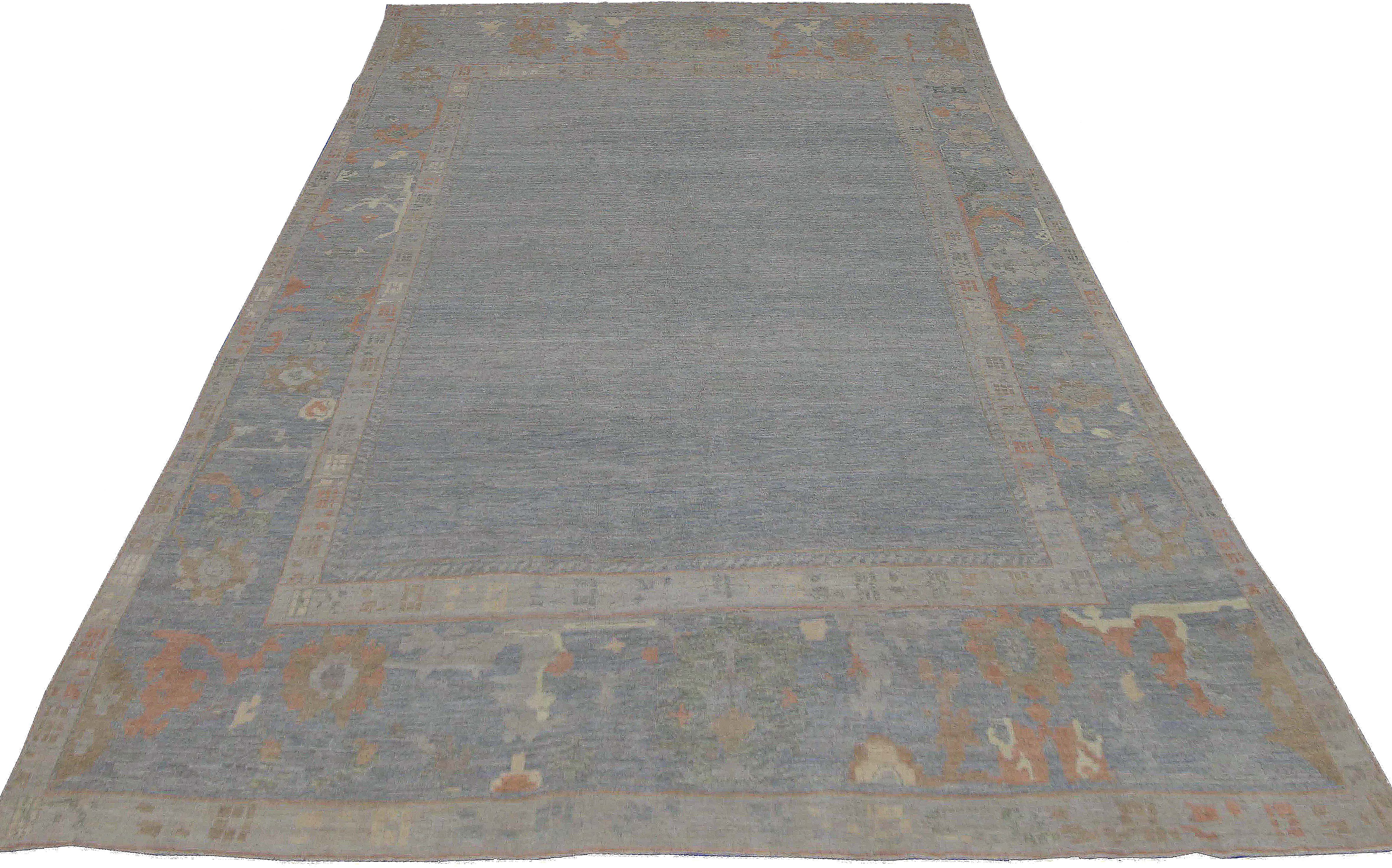 Thumbnail 5 for Turkey Oushak Tribal Rug 88240