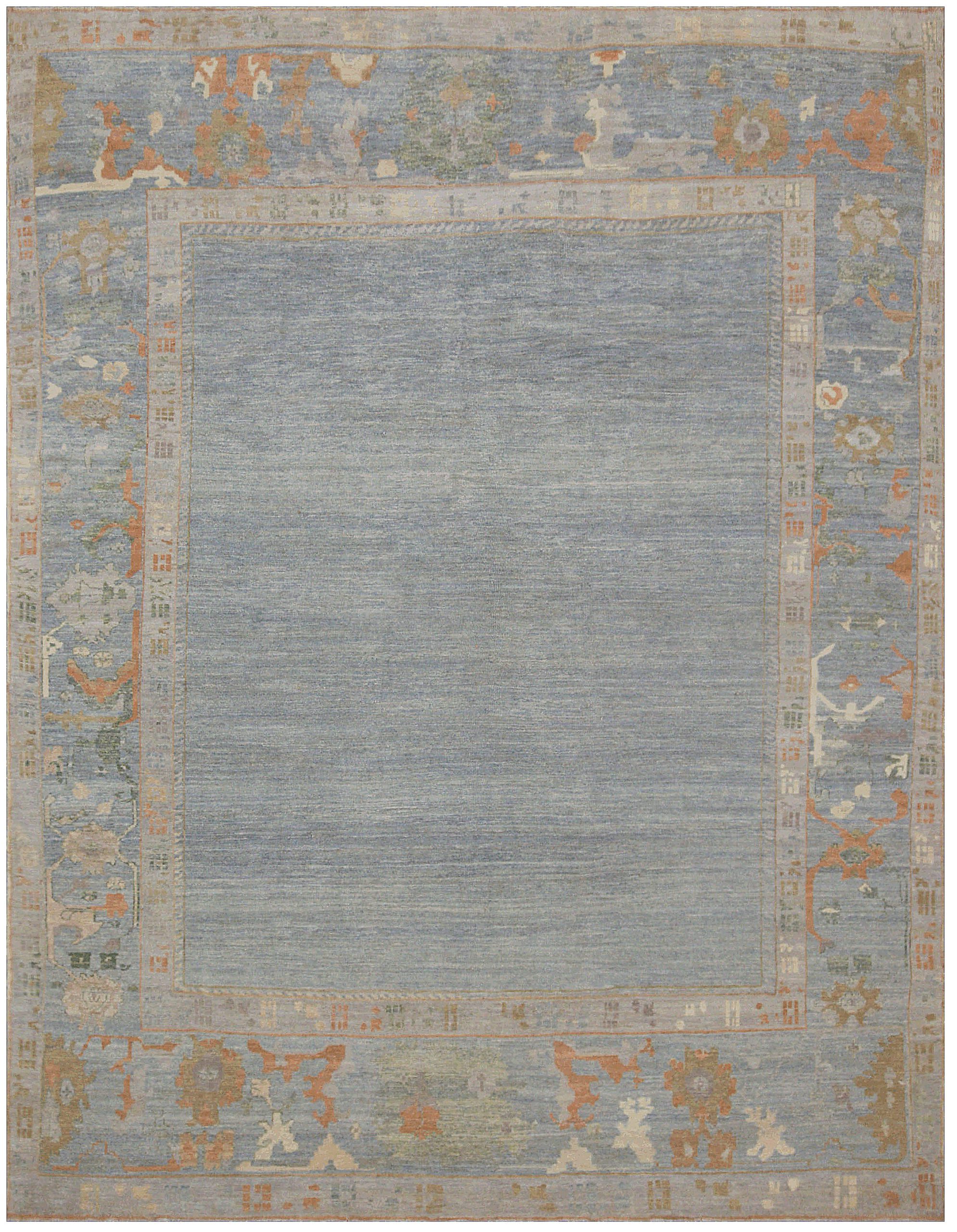 Thumbnail 8 for Turkey Oushak Tribal Rug 88240