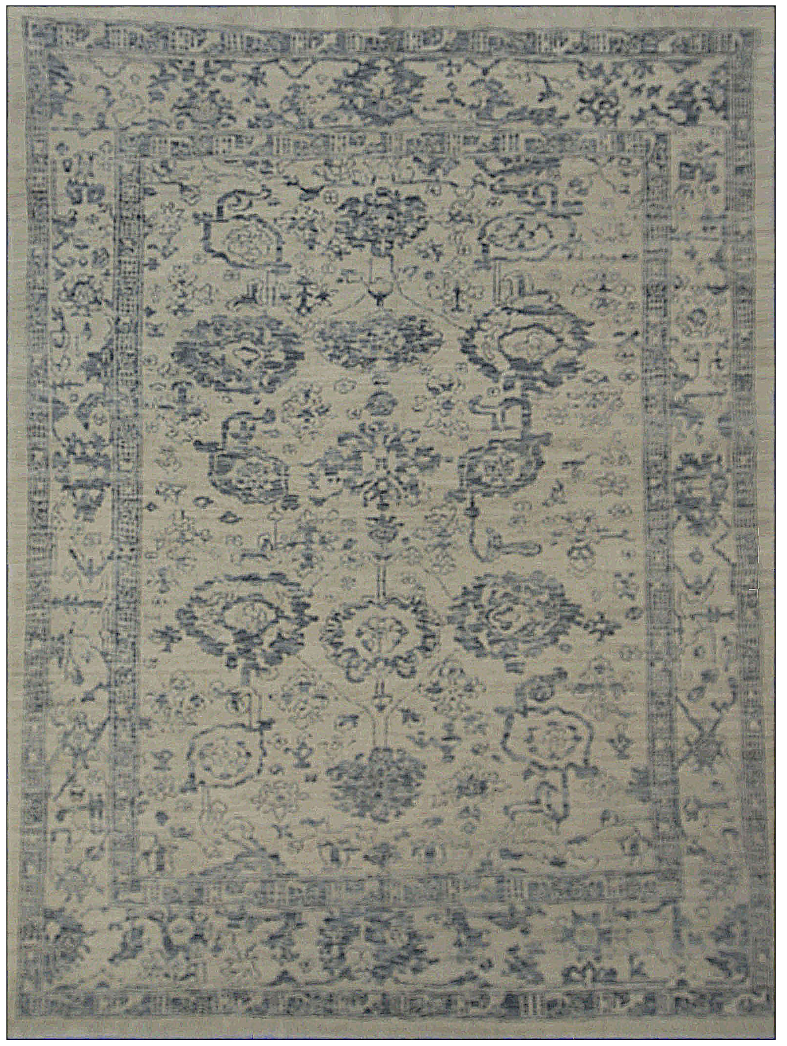 Thumbnail 3 for Turkey Oushak Tribal Rug 88253