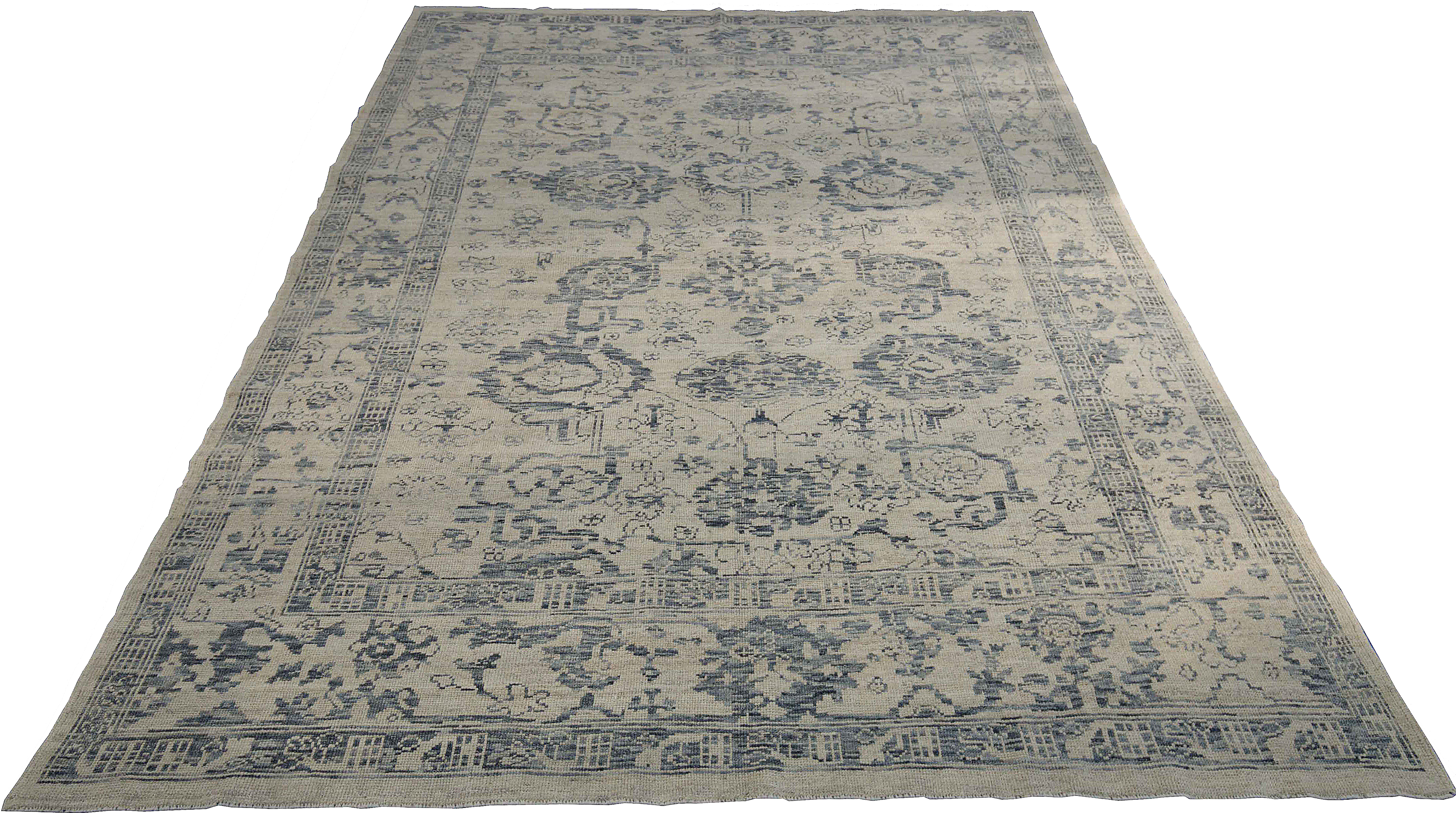 Thumbnail 2 for Turkey Oushak Tribal Rug 88253