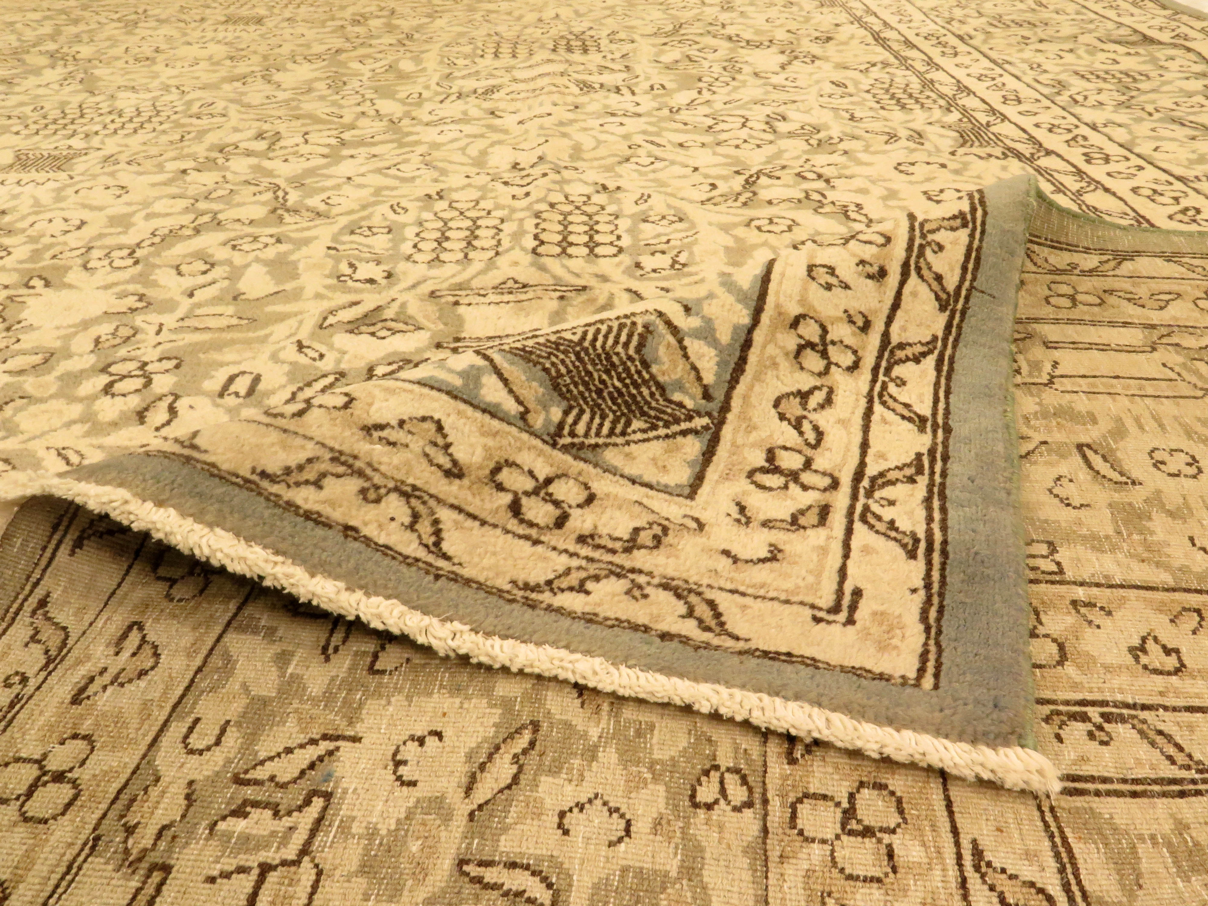 Thumbnail 8 for Antique Persian Kerman Transitional Rug 13427