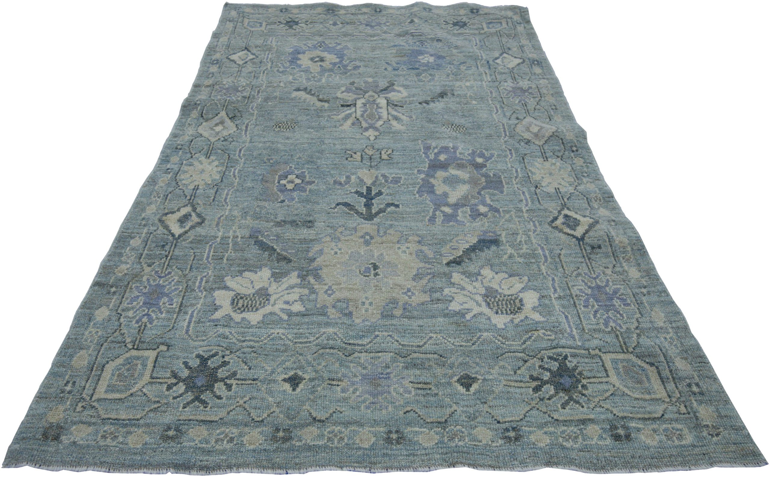 Thumbnail 12 for Turkey Oushak Tribal Rug 88257