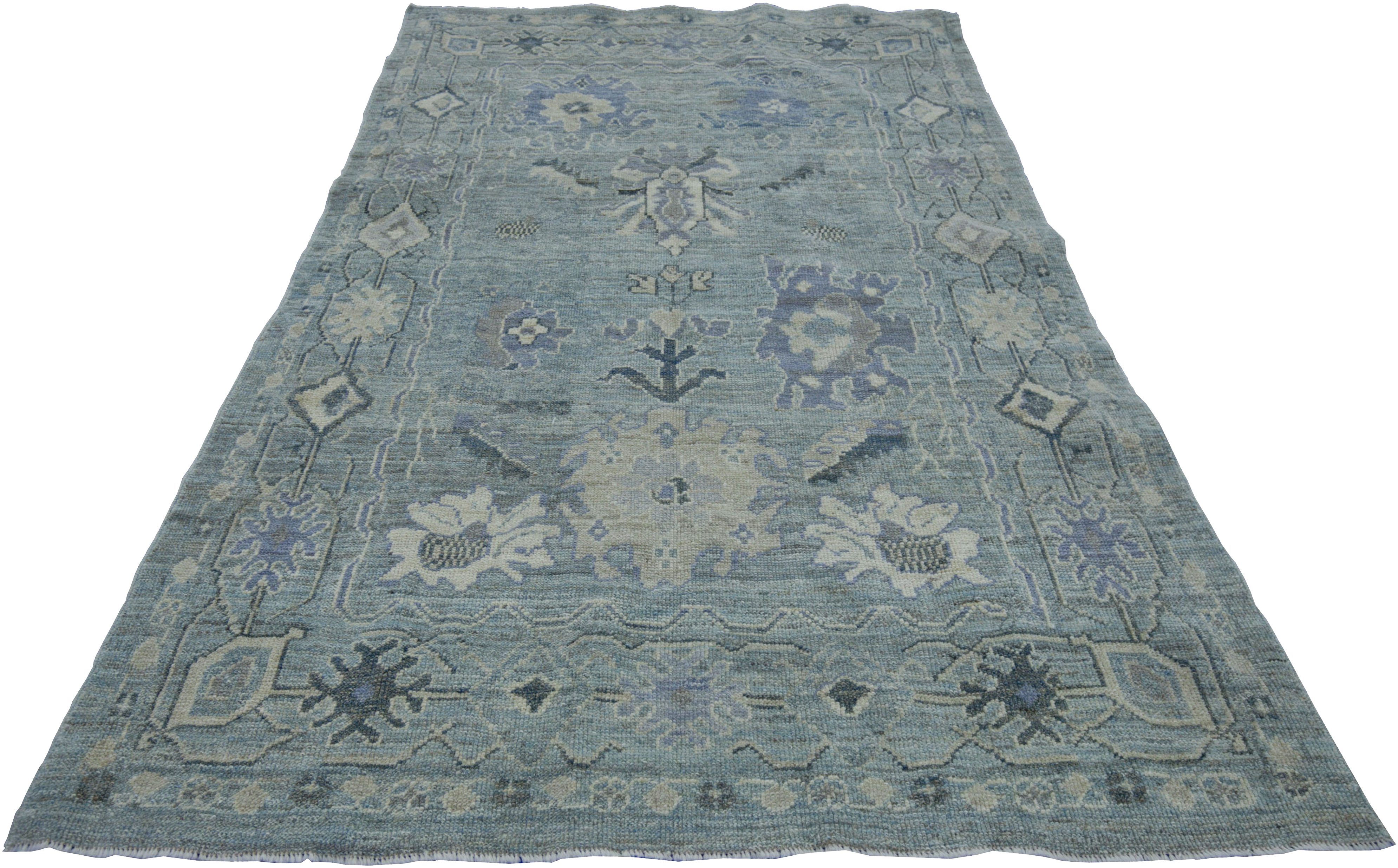 Thumbnail 7 for Turkey Oushak Tribal Rug 88257