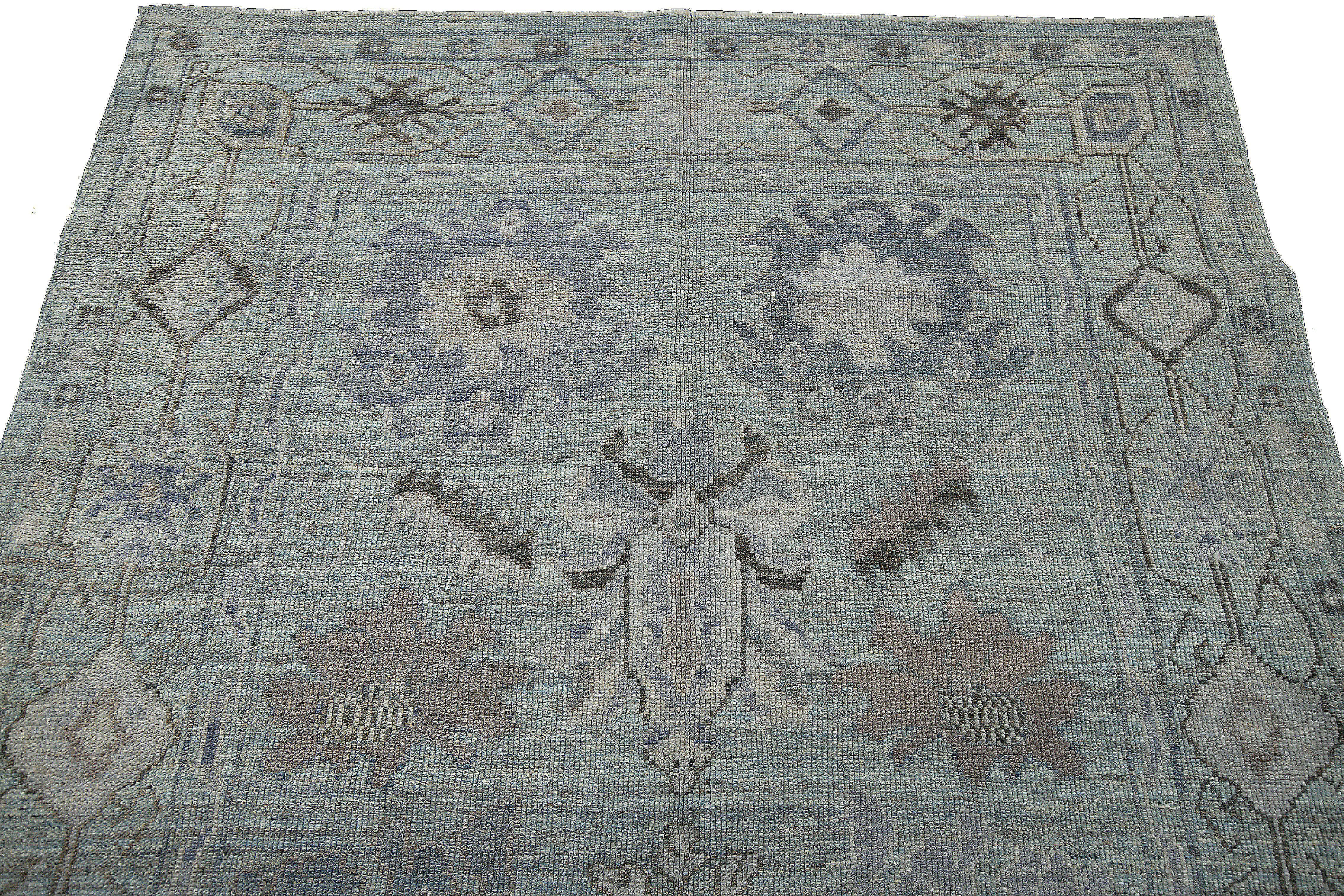 Thumbnail 3 for Turkey Oushak Tribal Rug 88272