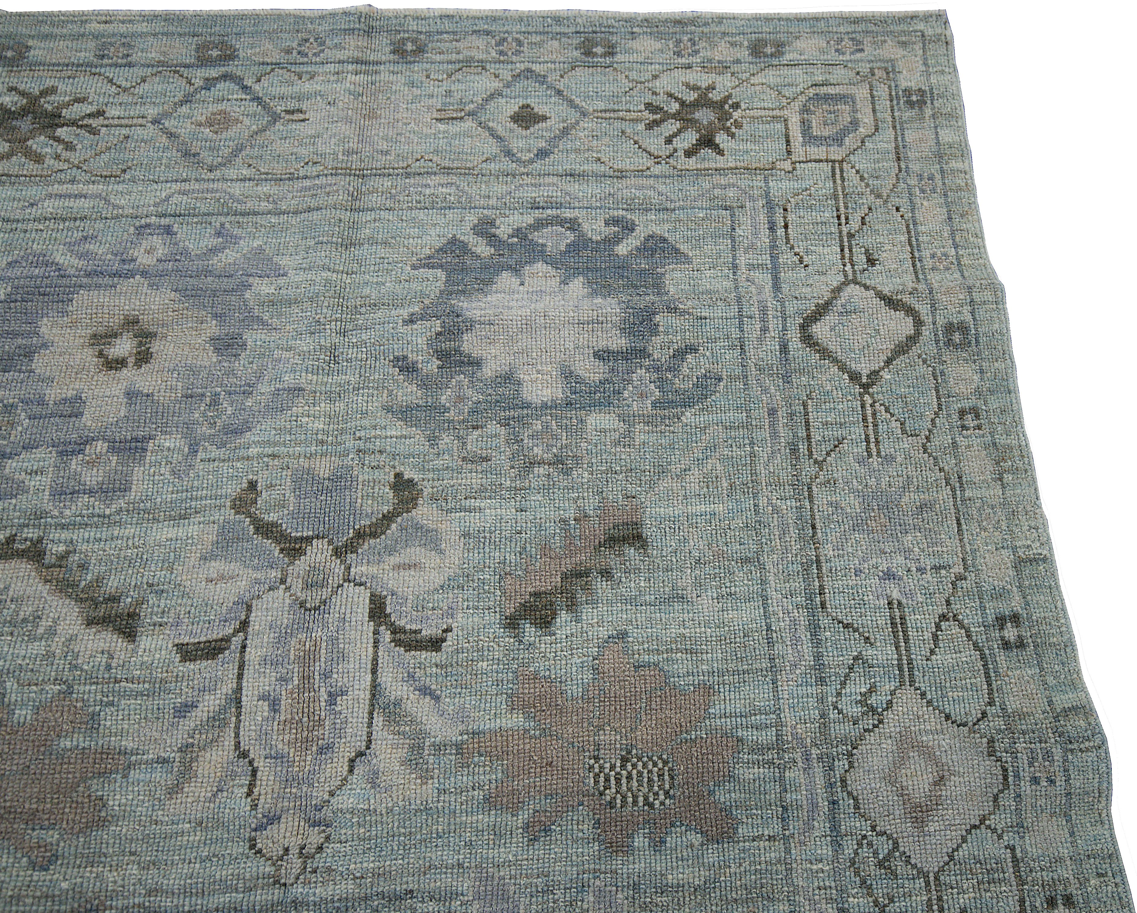 Thumbnail 10 for Turkey Oushak Tribal Rug 88272