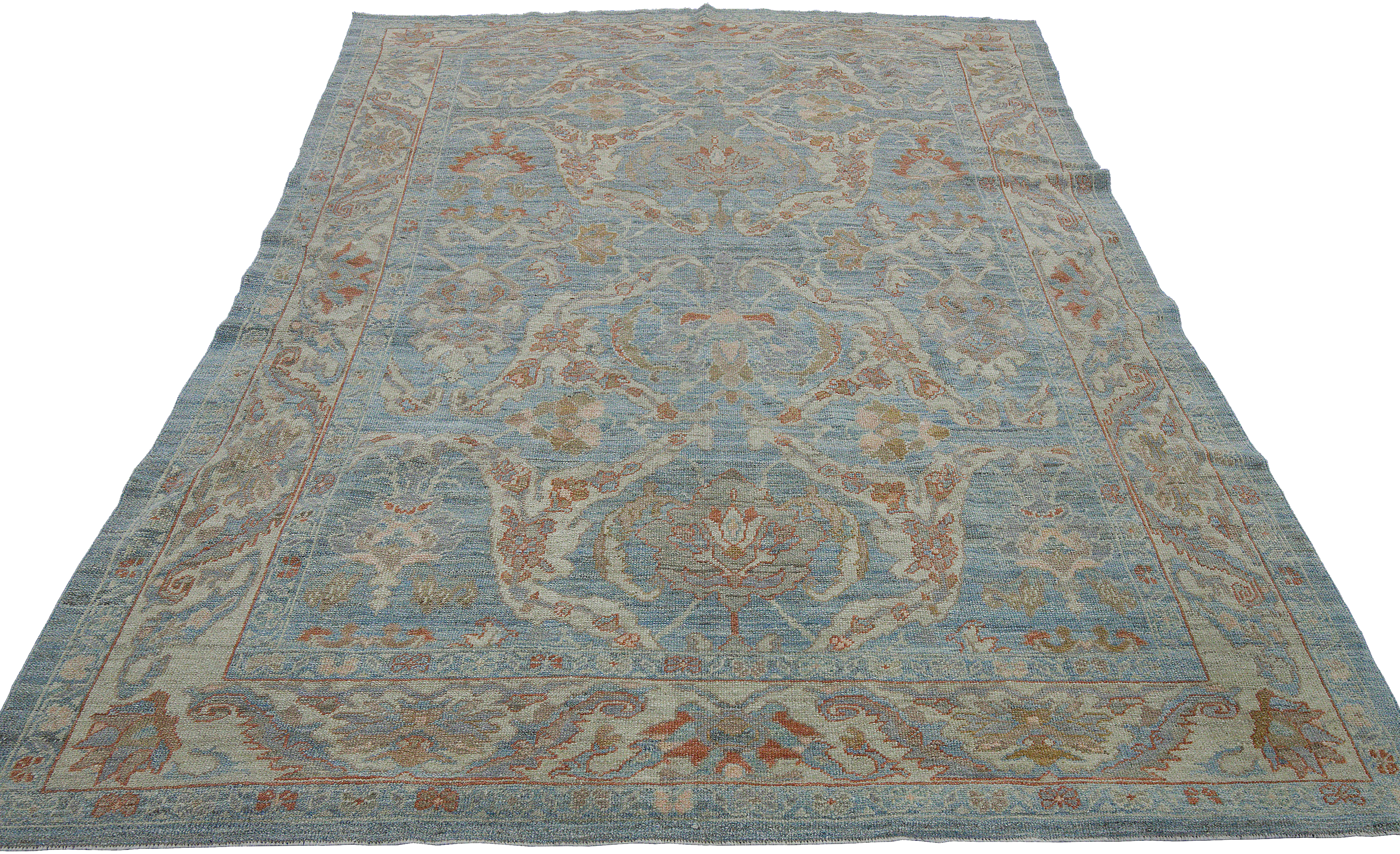 Thumbnail 2 for Turkey Oushak Tribal Rug 88277