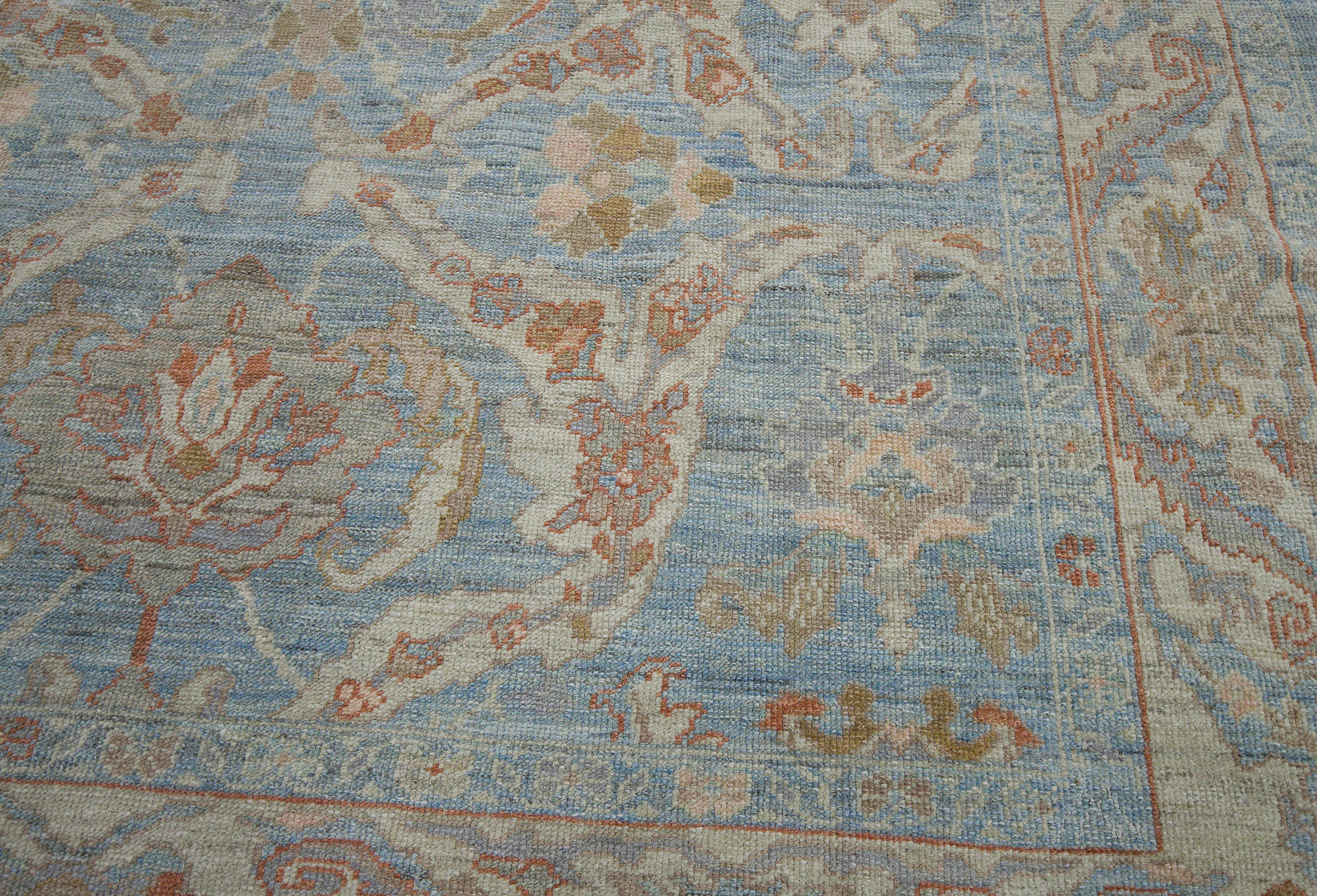 Thumbnail 8 for Turkey Oushak Tribal Rug 88277