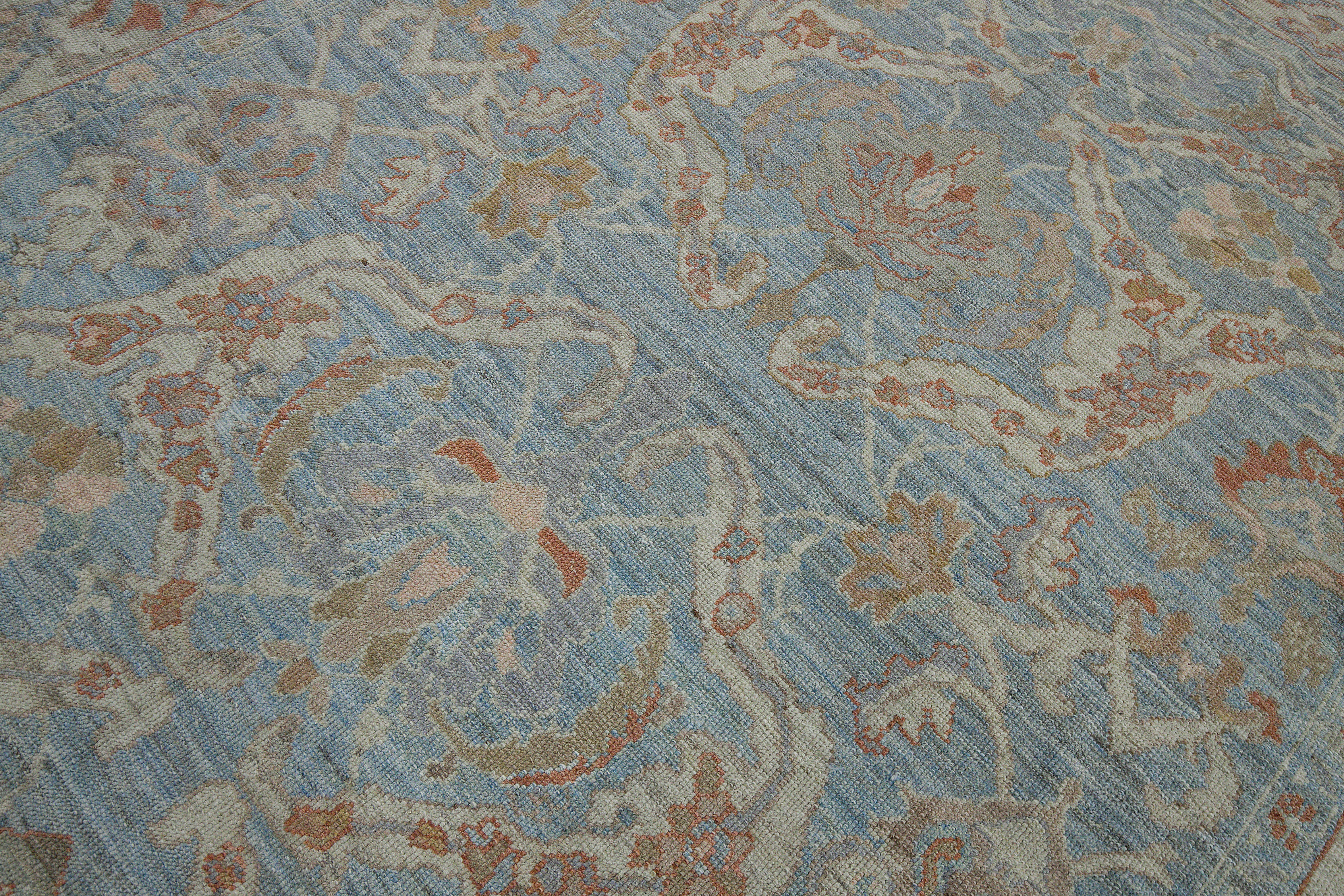 Thumbnail 5 for Turkey Oushak Tribal Rug 88277