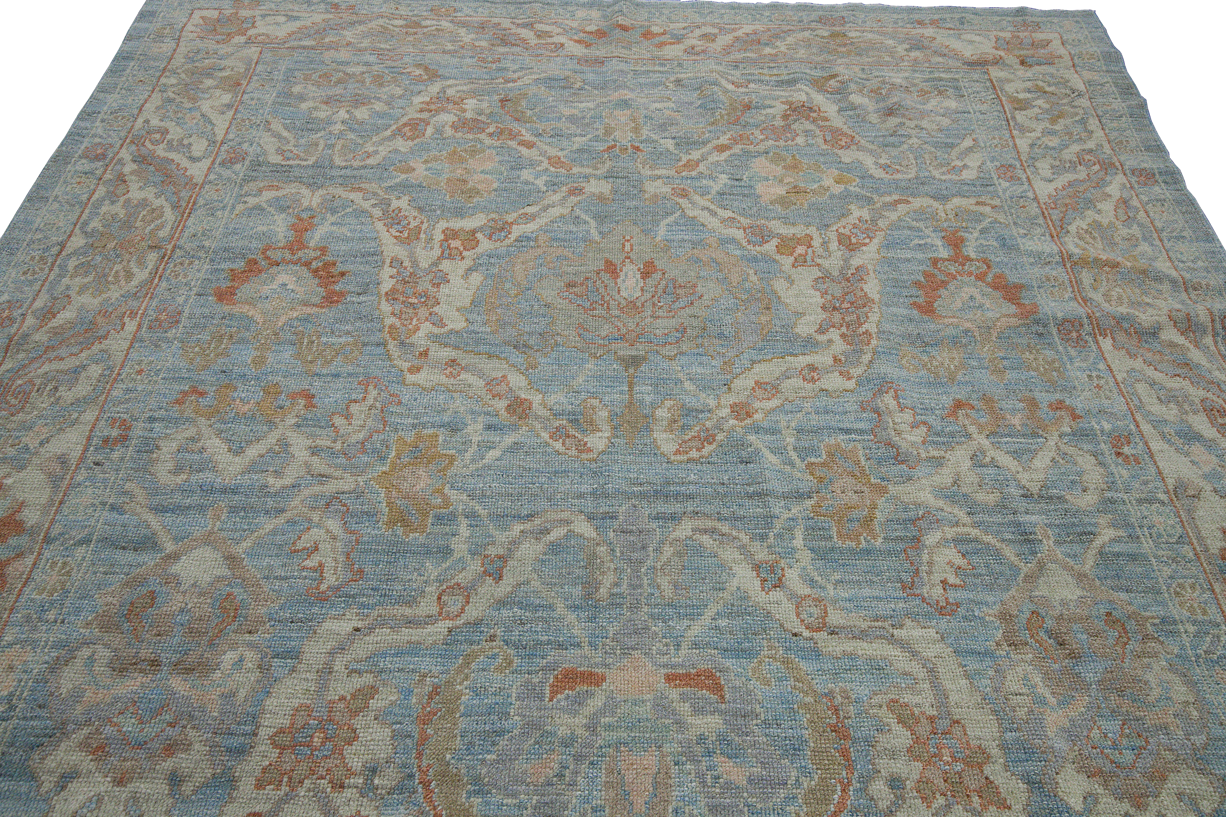 Thumbnail 3 for Turkey Oushak Tribal Rug 88277