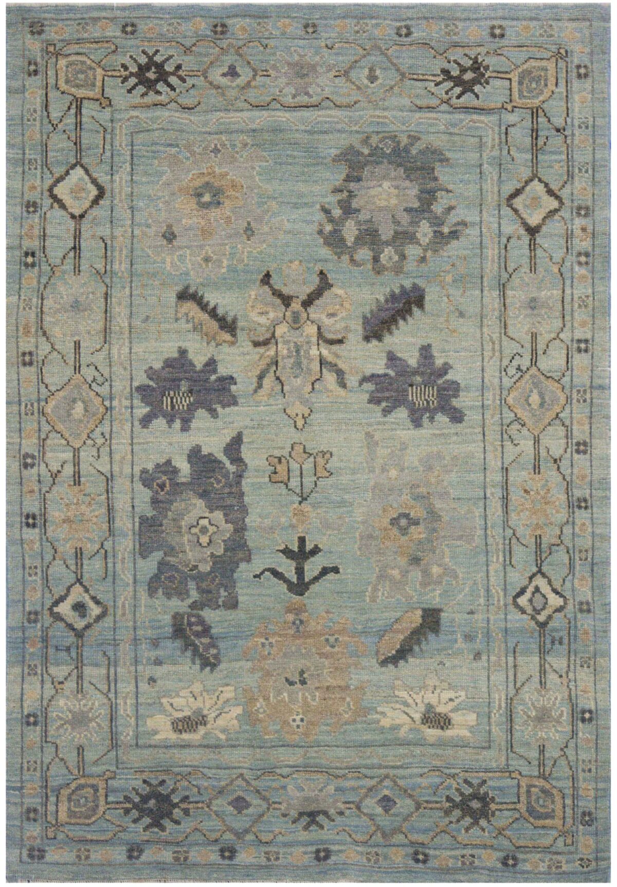 Thumbnail 13 for Turkey Oushak Tribal Rug 88288