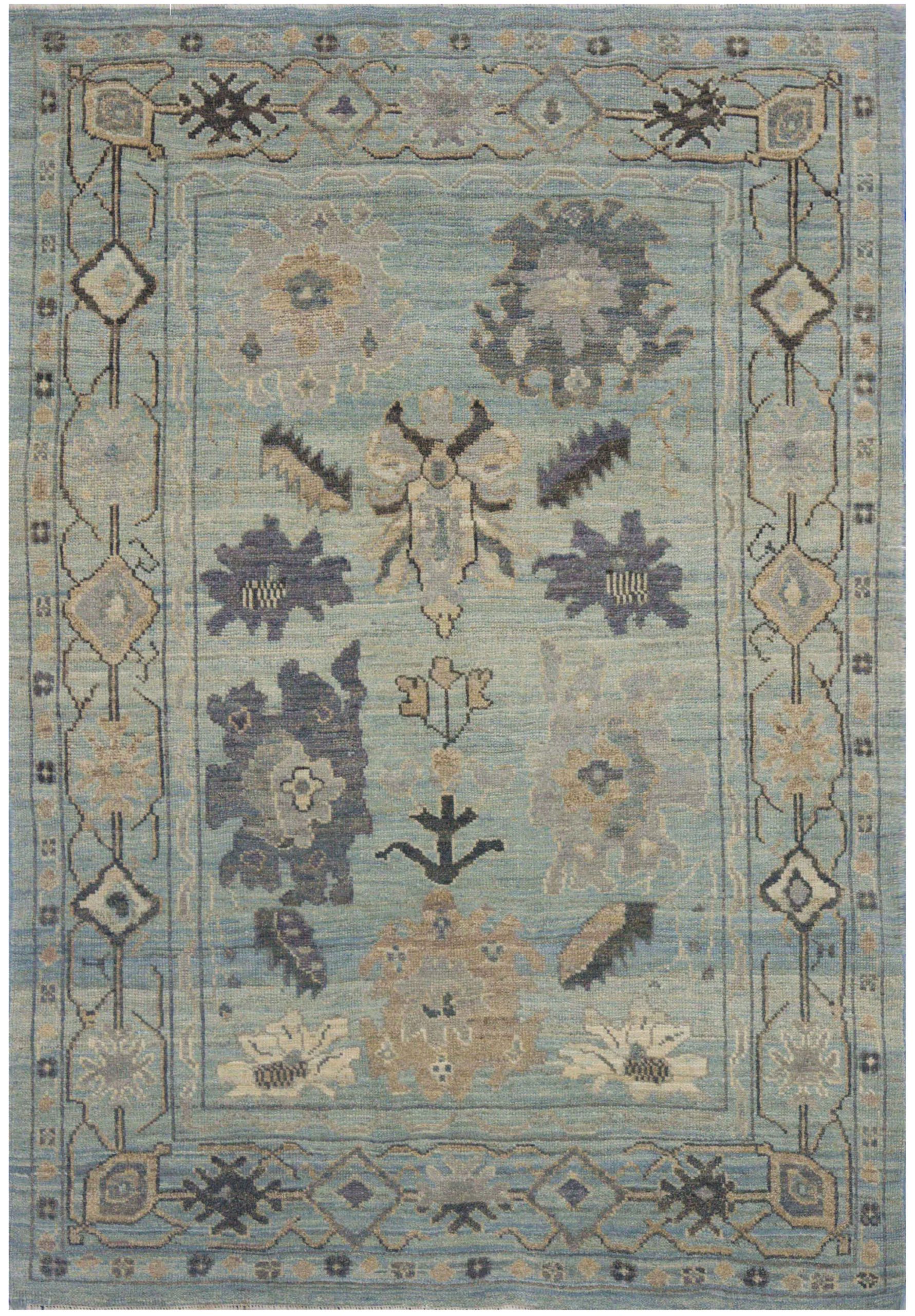 Thumbnail 9 for Turkey Oushak Tribal Rug 88288