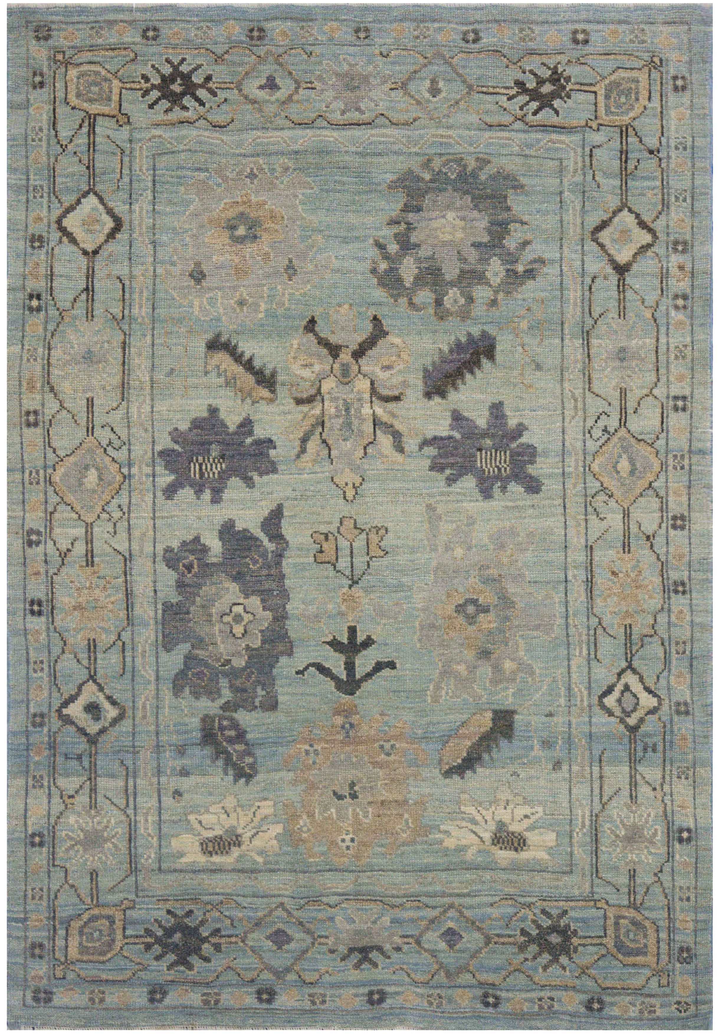 Thumbnail 7 for Turkey Oushak Tribal Rug 88288