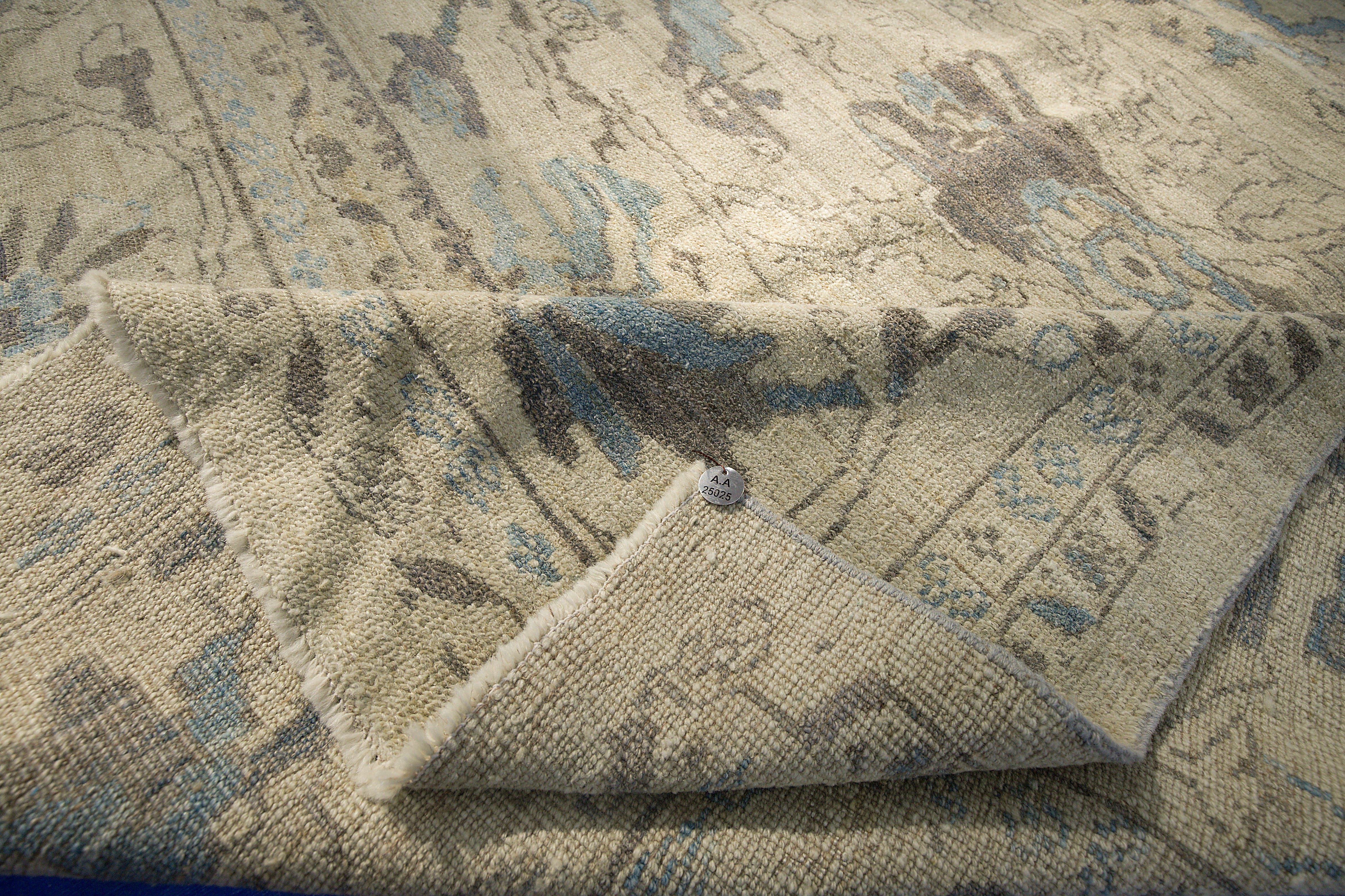 Thumbnail 7 for Turkey Oushak Tribal Rug 88304