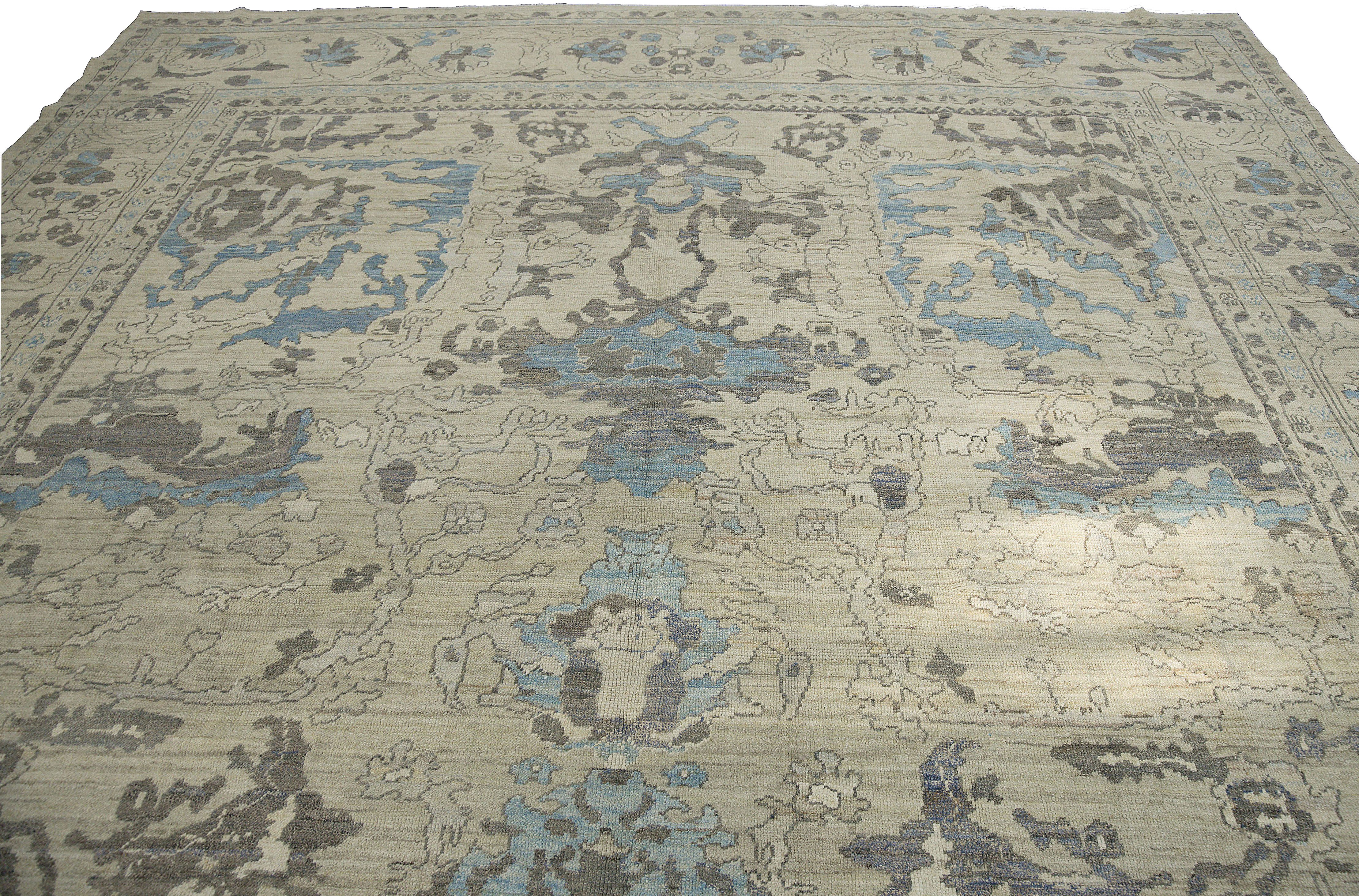 Thumbnail 6 for Turkey Oushak Tribal Rug 88304