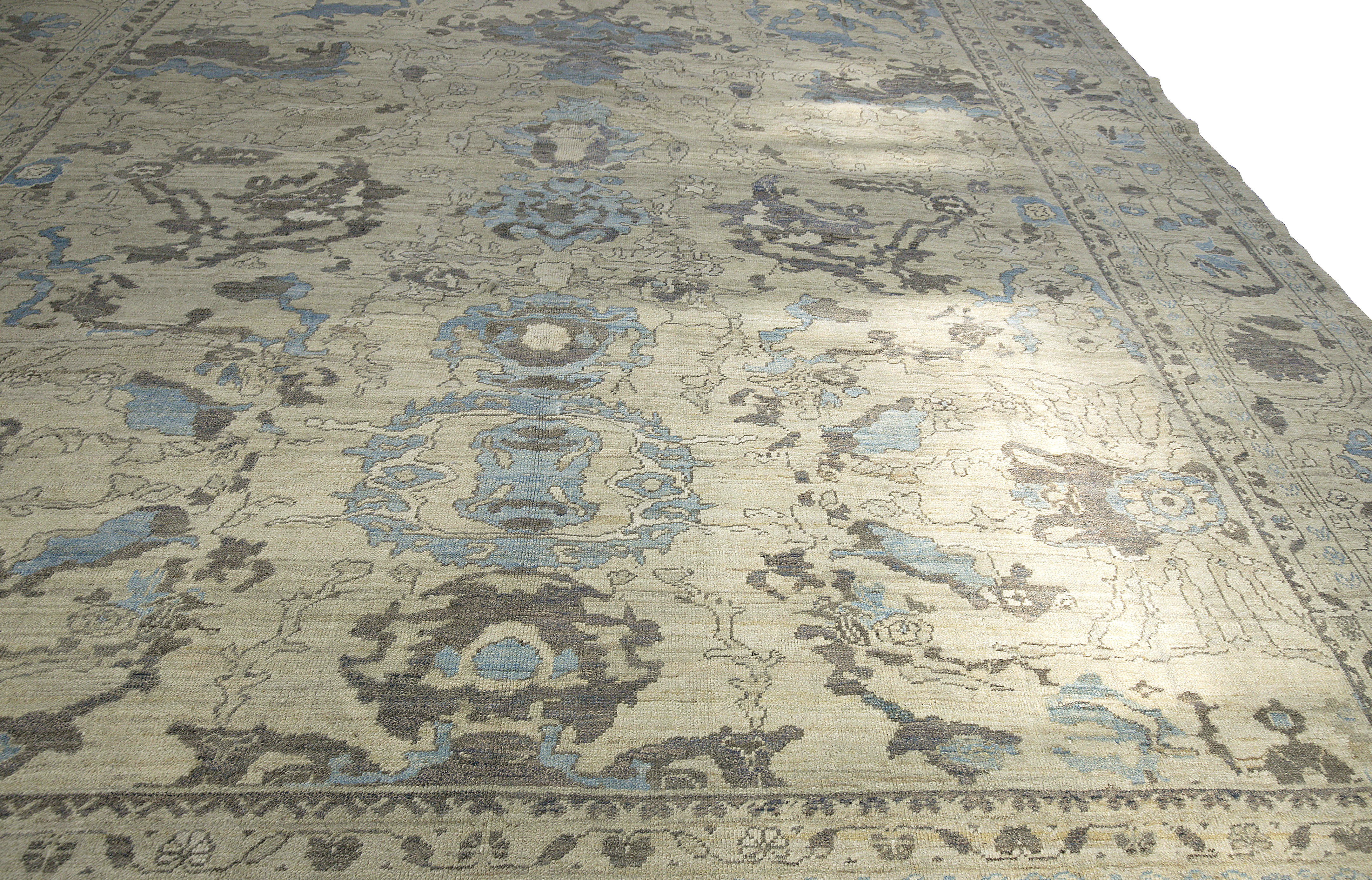 Thumbnail 2 for Turkey Oushak Tribal Rug 88304