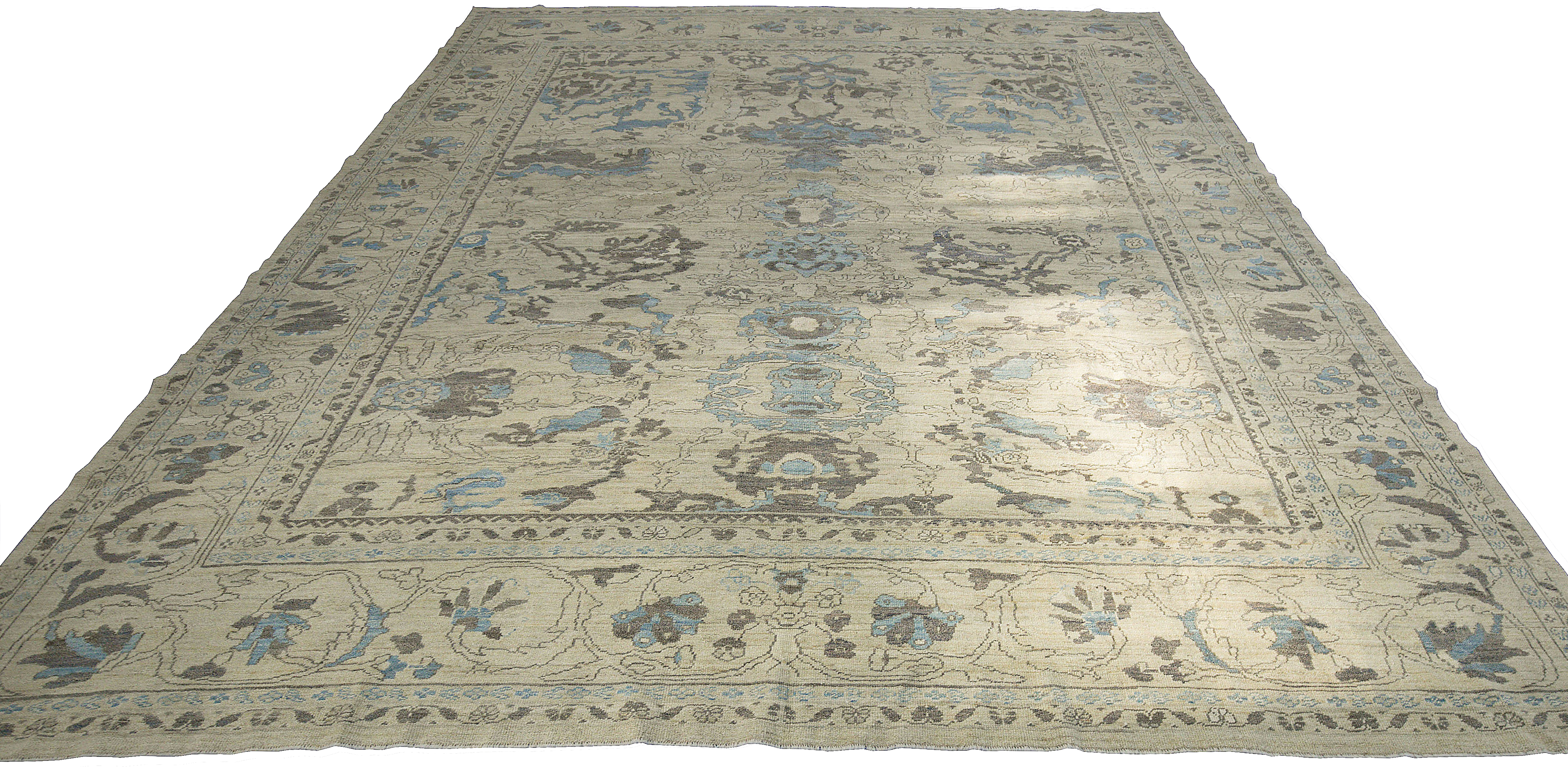 Thumbnail 5 for Turkey Oushak Tribal Rug 88304