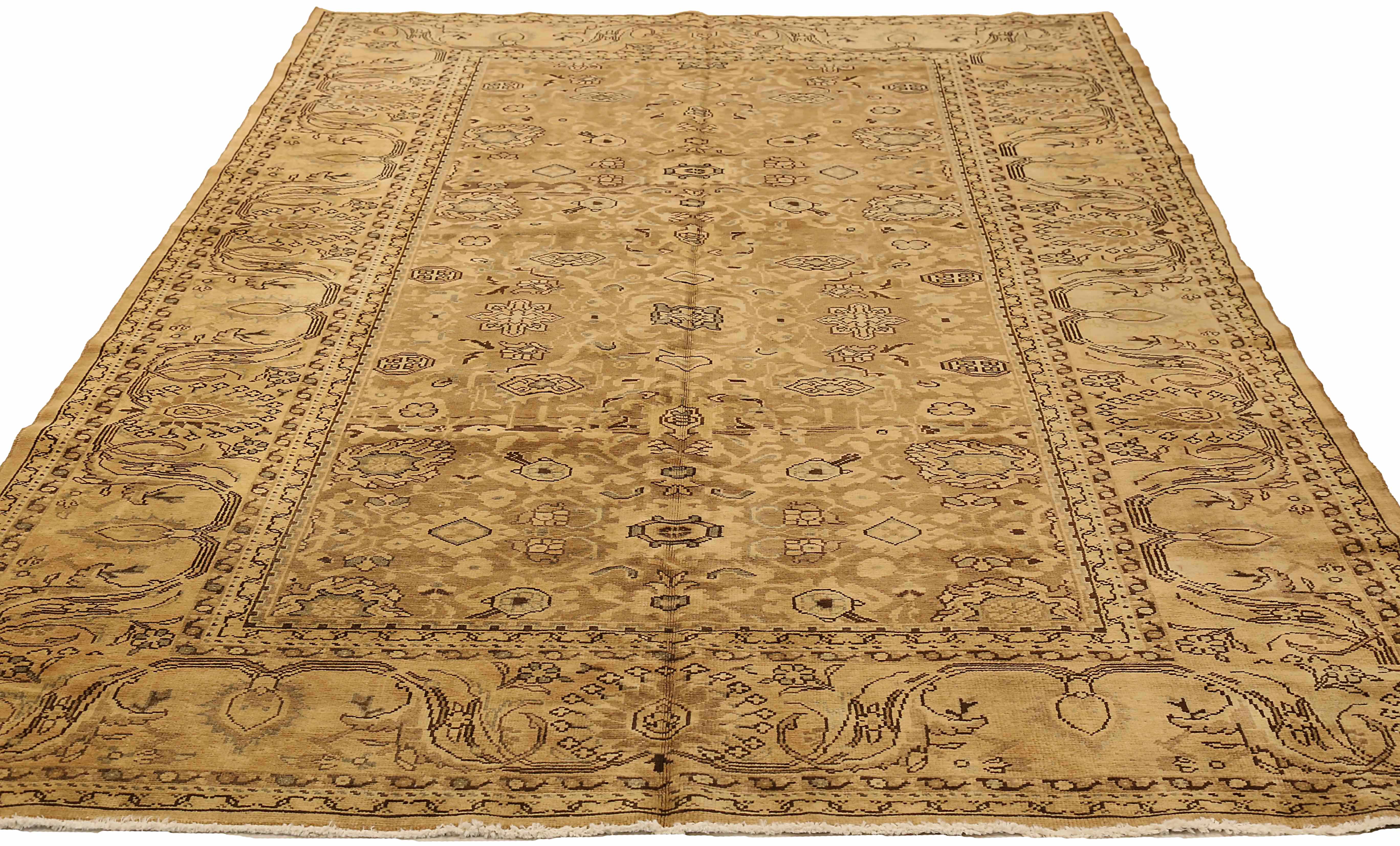 Thumbnail 4 for Antique Persian Malayer Transitional Rug 73258