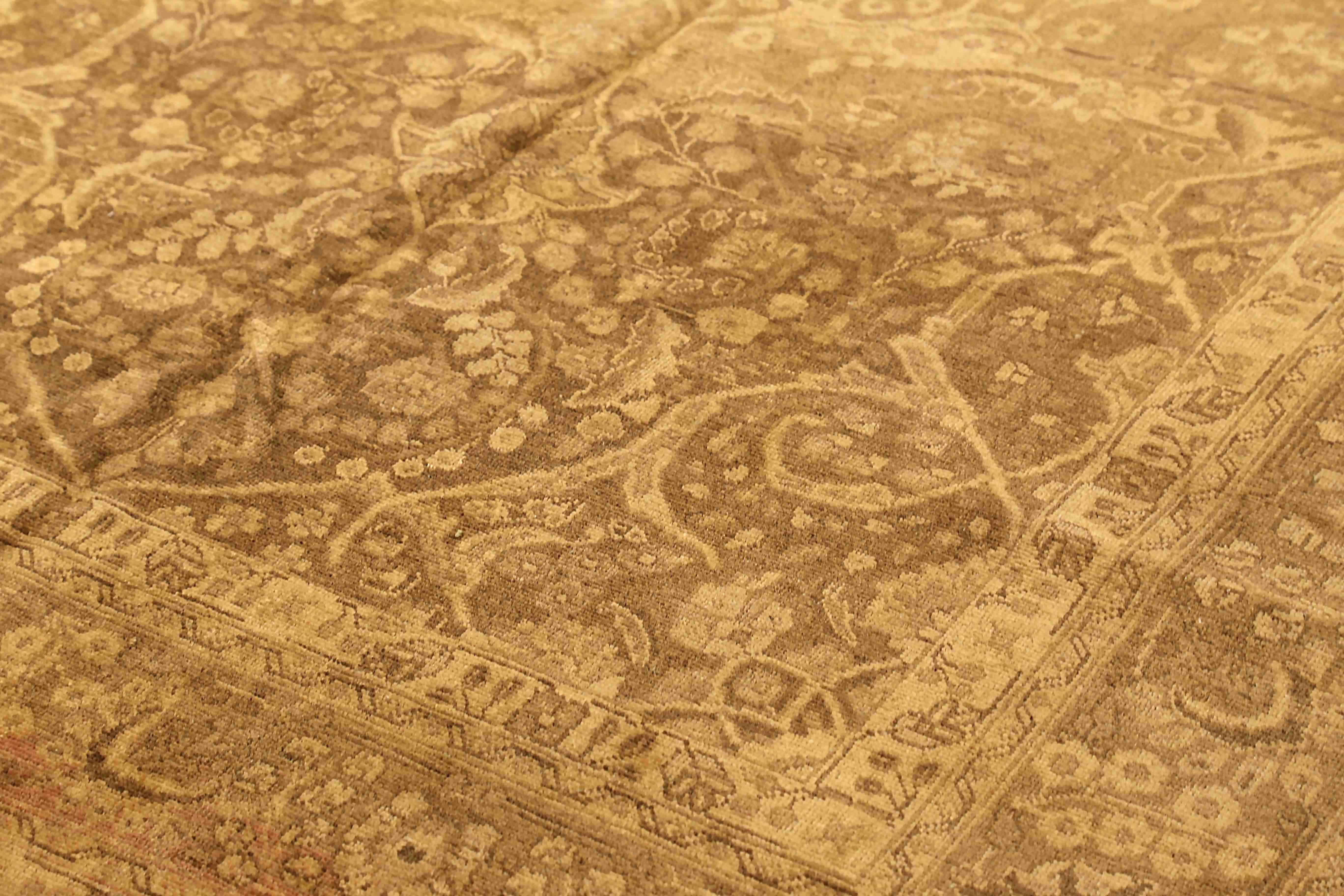 Thumbnail 4 for Antique Persian Tabriz Transitional Rug 73246