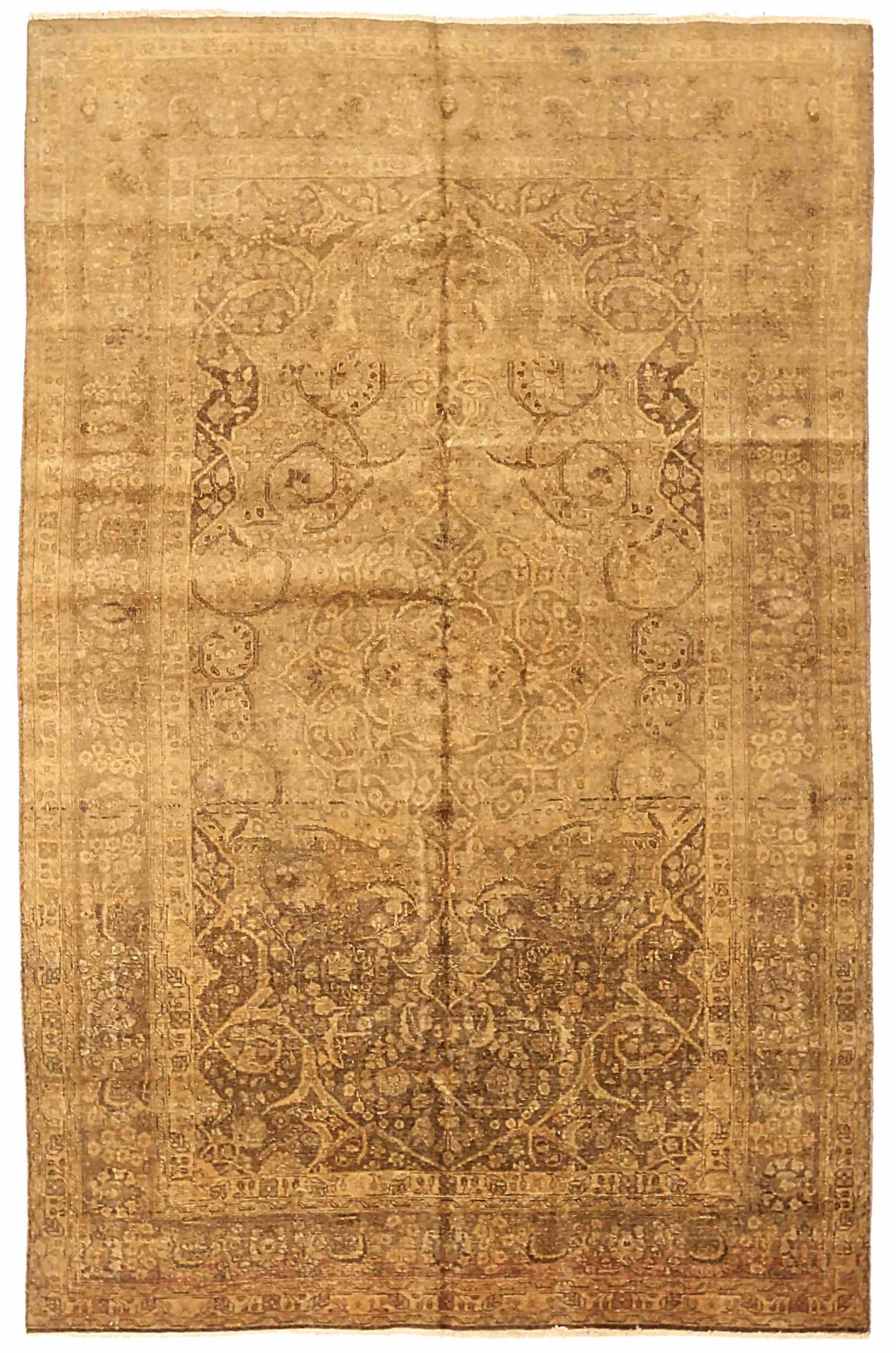 Thumbnail 5 for Antique Persian Tabriz Transitional Rug 73246