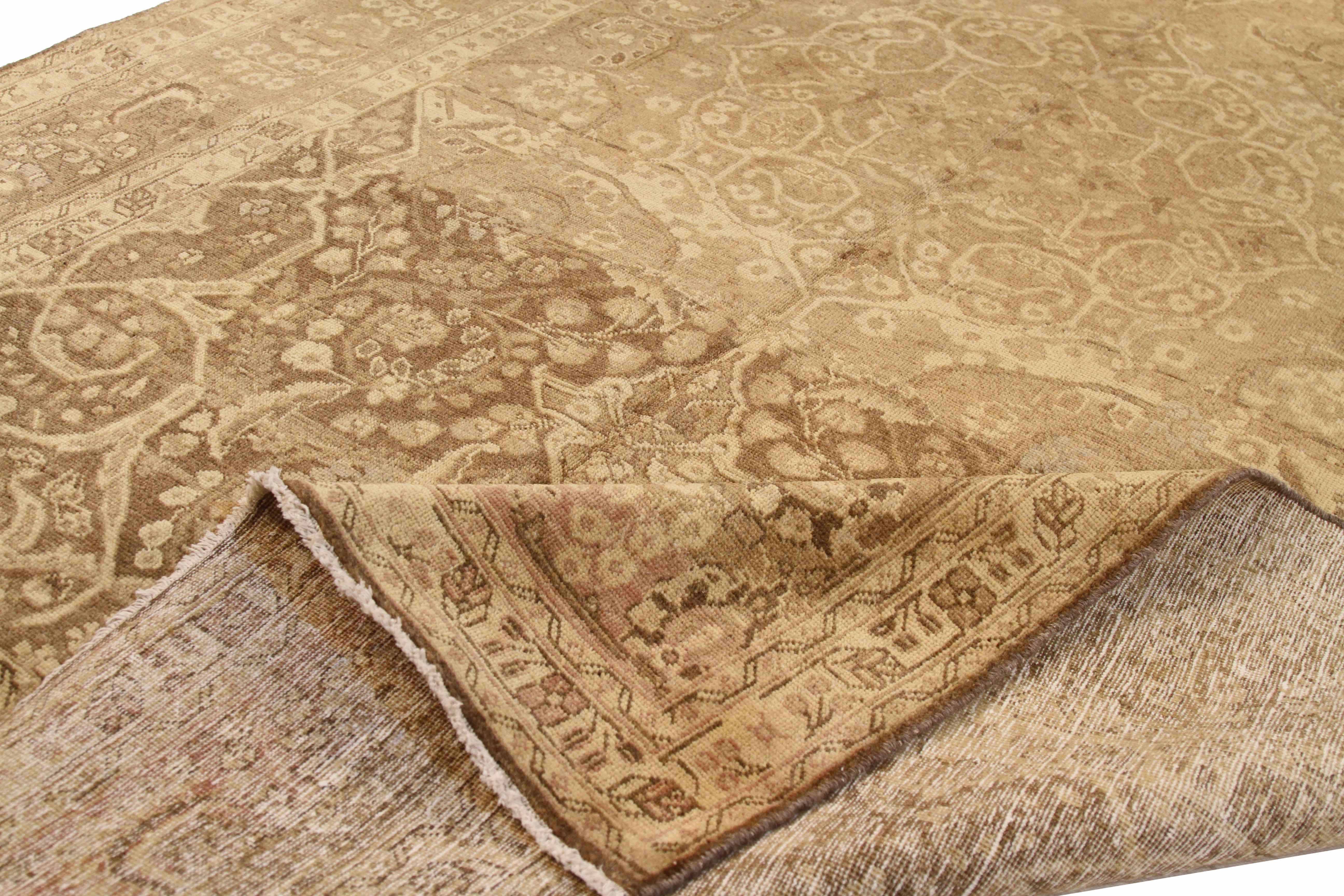 Thumbnail 3 for Antique Persian Tabriz Transitional Rug 73247