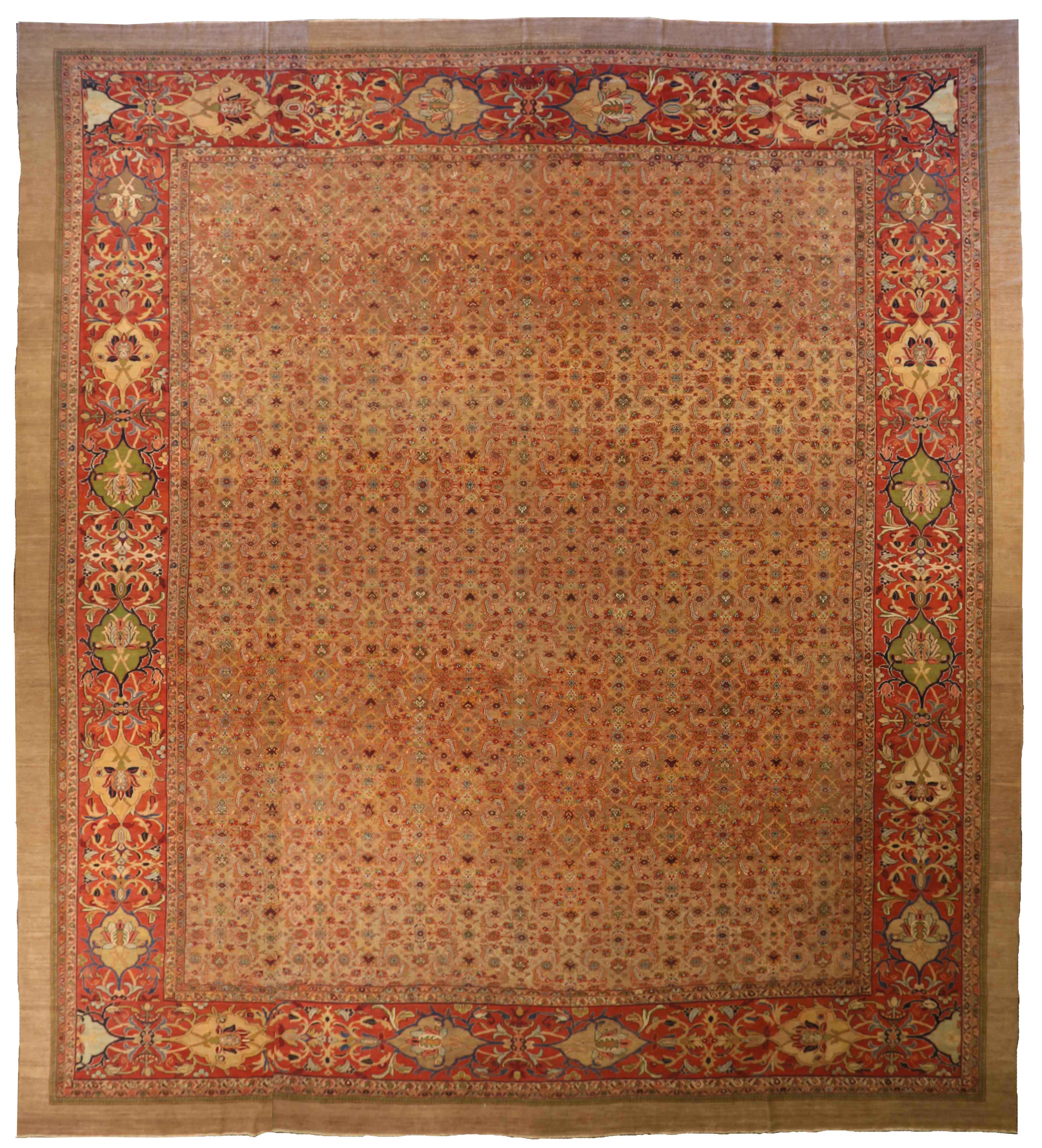 Thumbnail 15 for Antique Persian Sultanabad Transitional Rug 13615