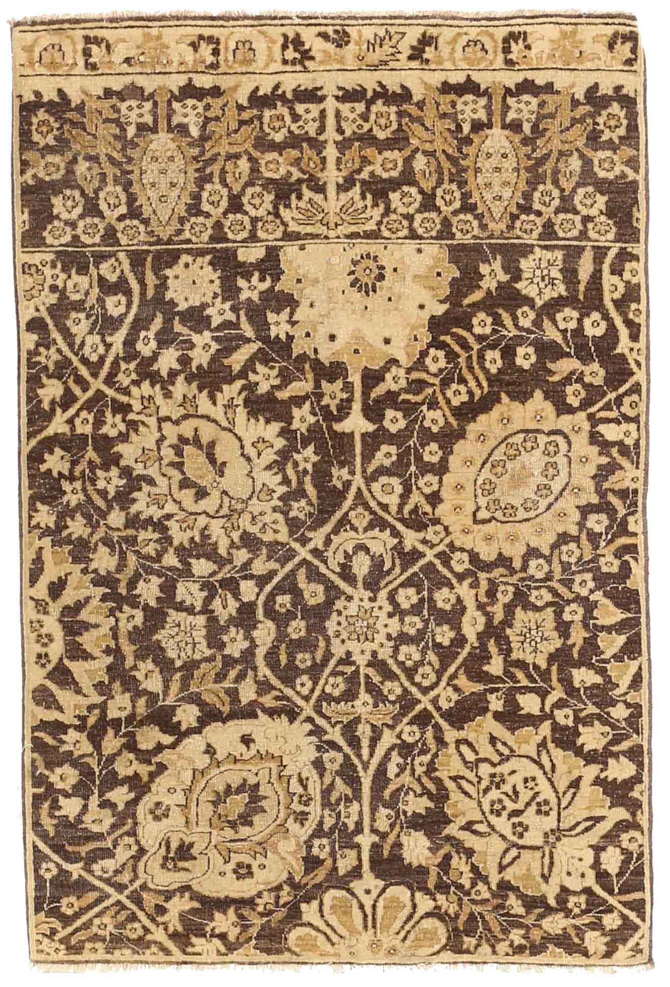 Thumbnail 14 for Turkey Tabriz Transitional Rug 13634