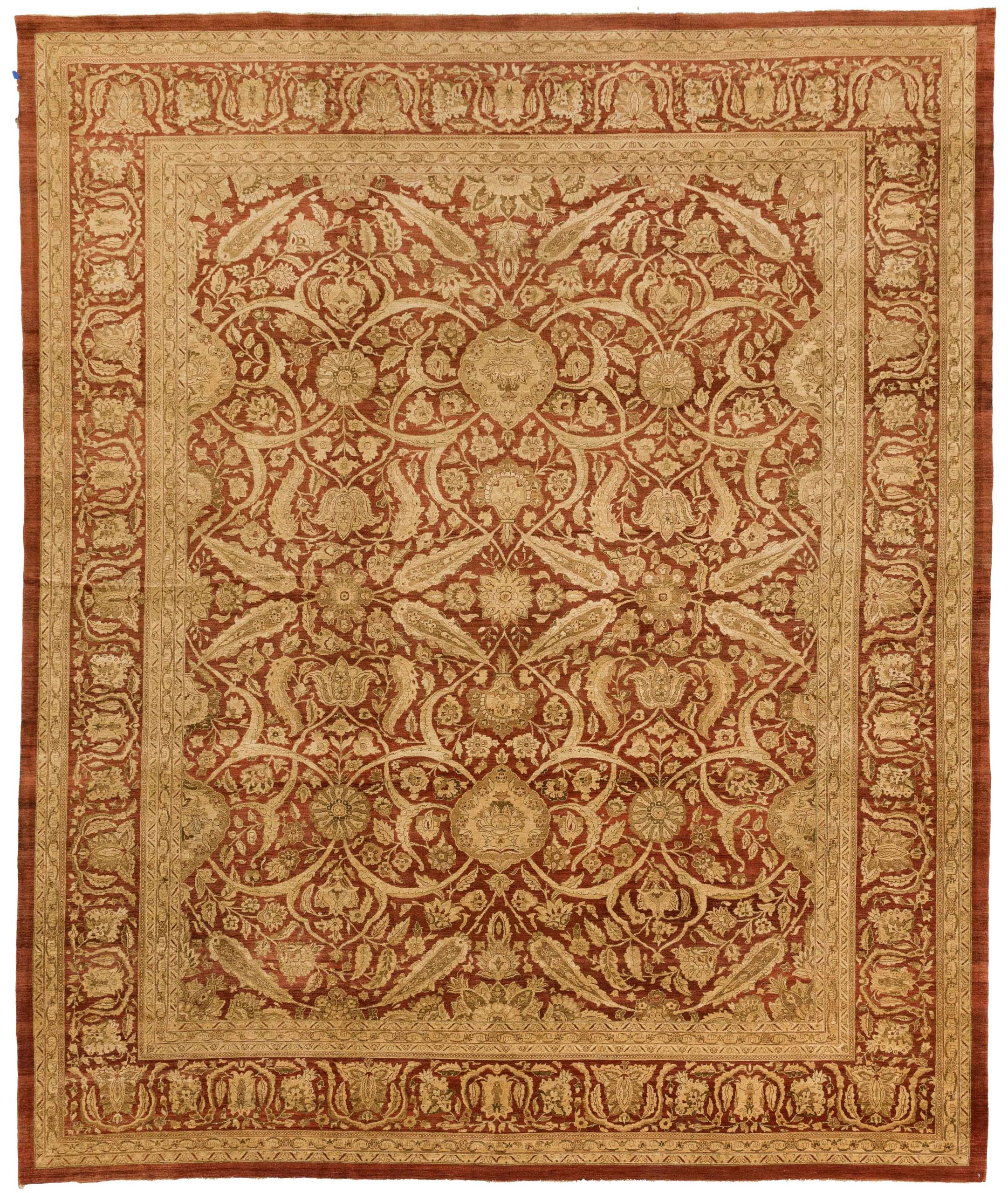 Thumbnail 4 for Persian Tabriz Transitional Rug 13661